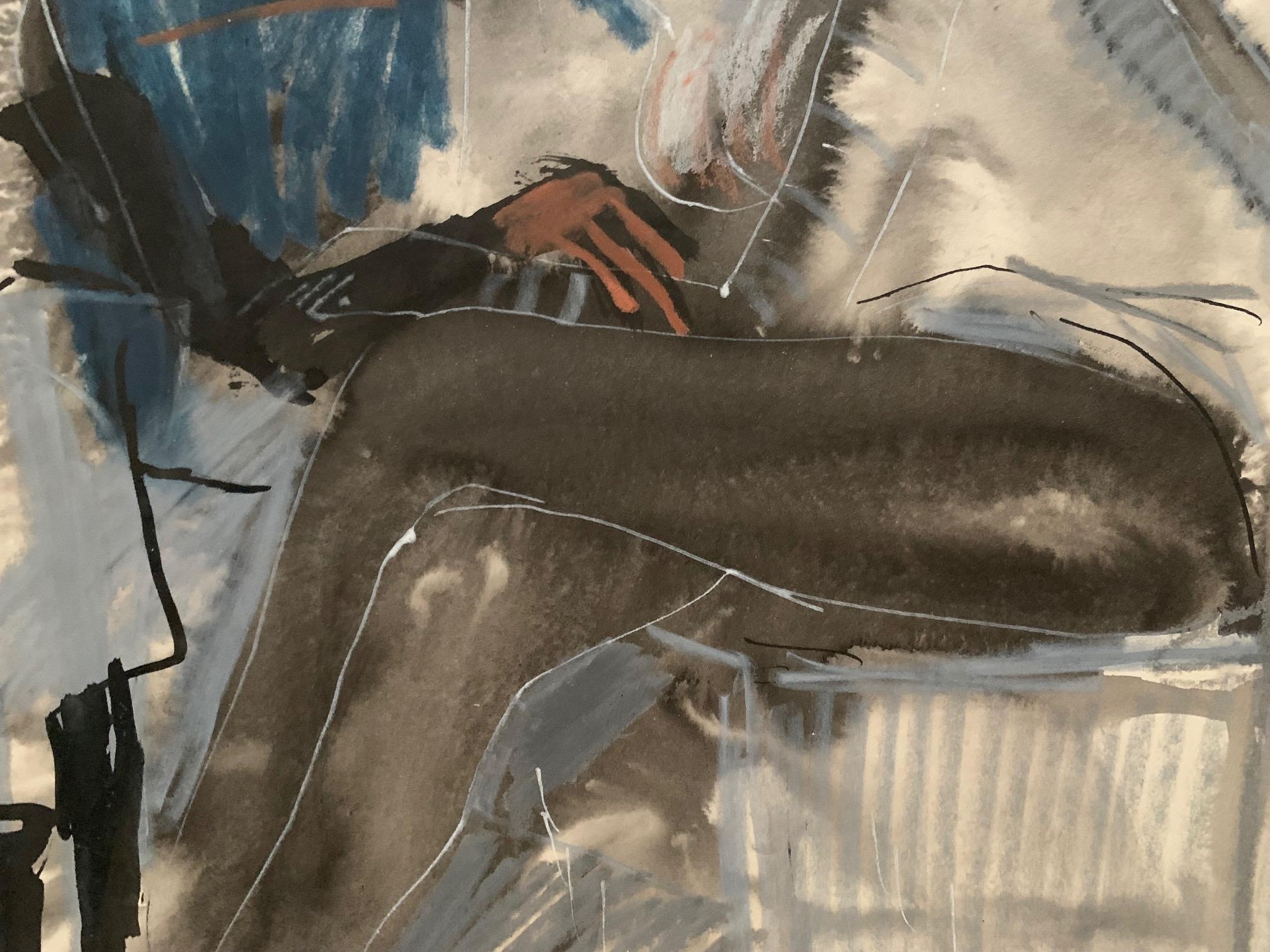 Internal By Bruno Paoli - Figurative Painting For Sale 4