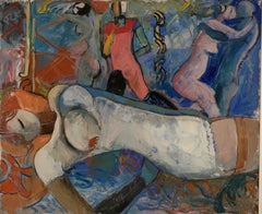 Lounge Drawing Room By Bruno Paoli - Figurative Painting
