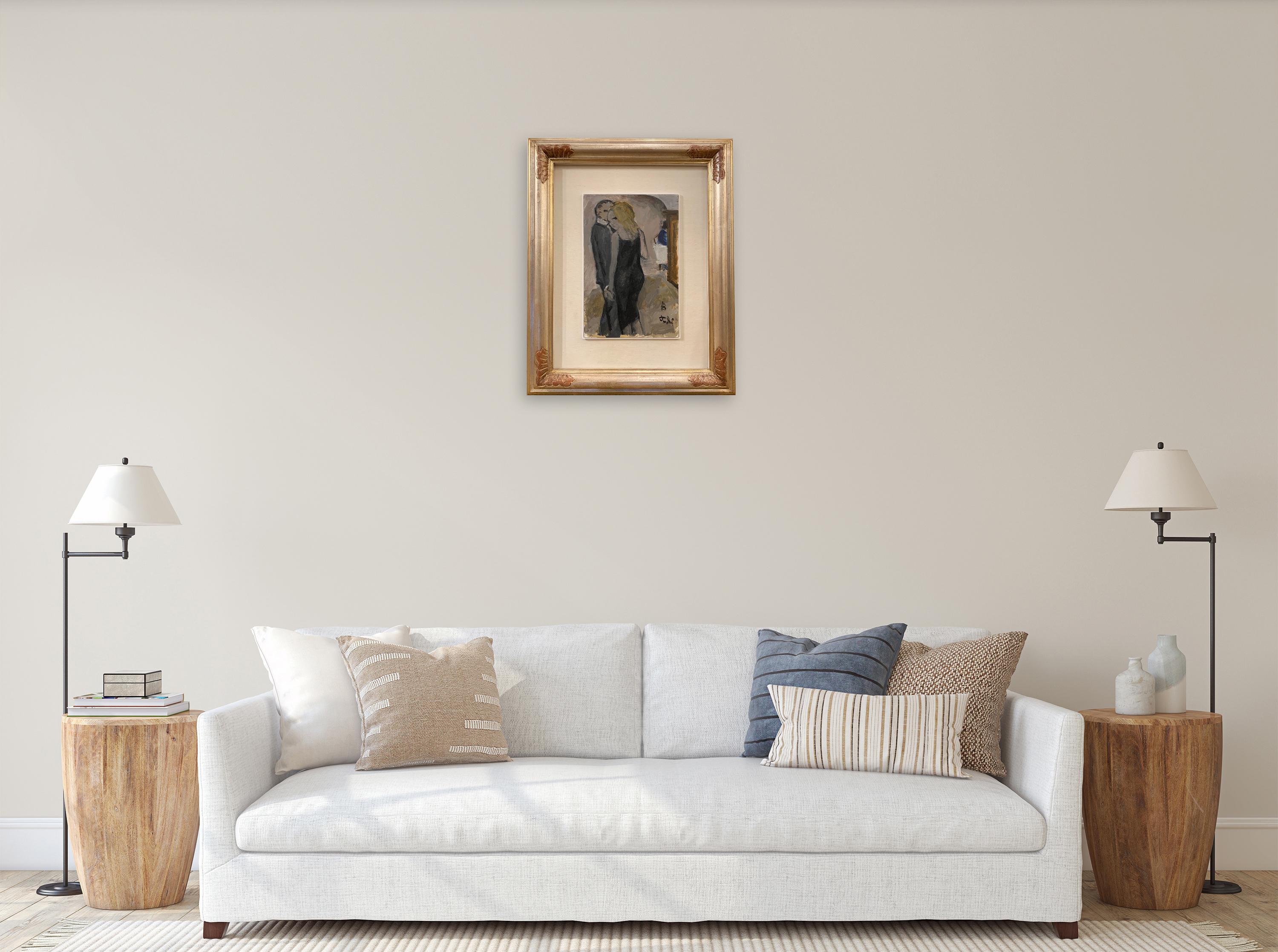 Lover By Bruno Paoli - Figurative Painting For Sale 2