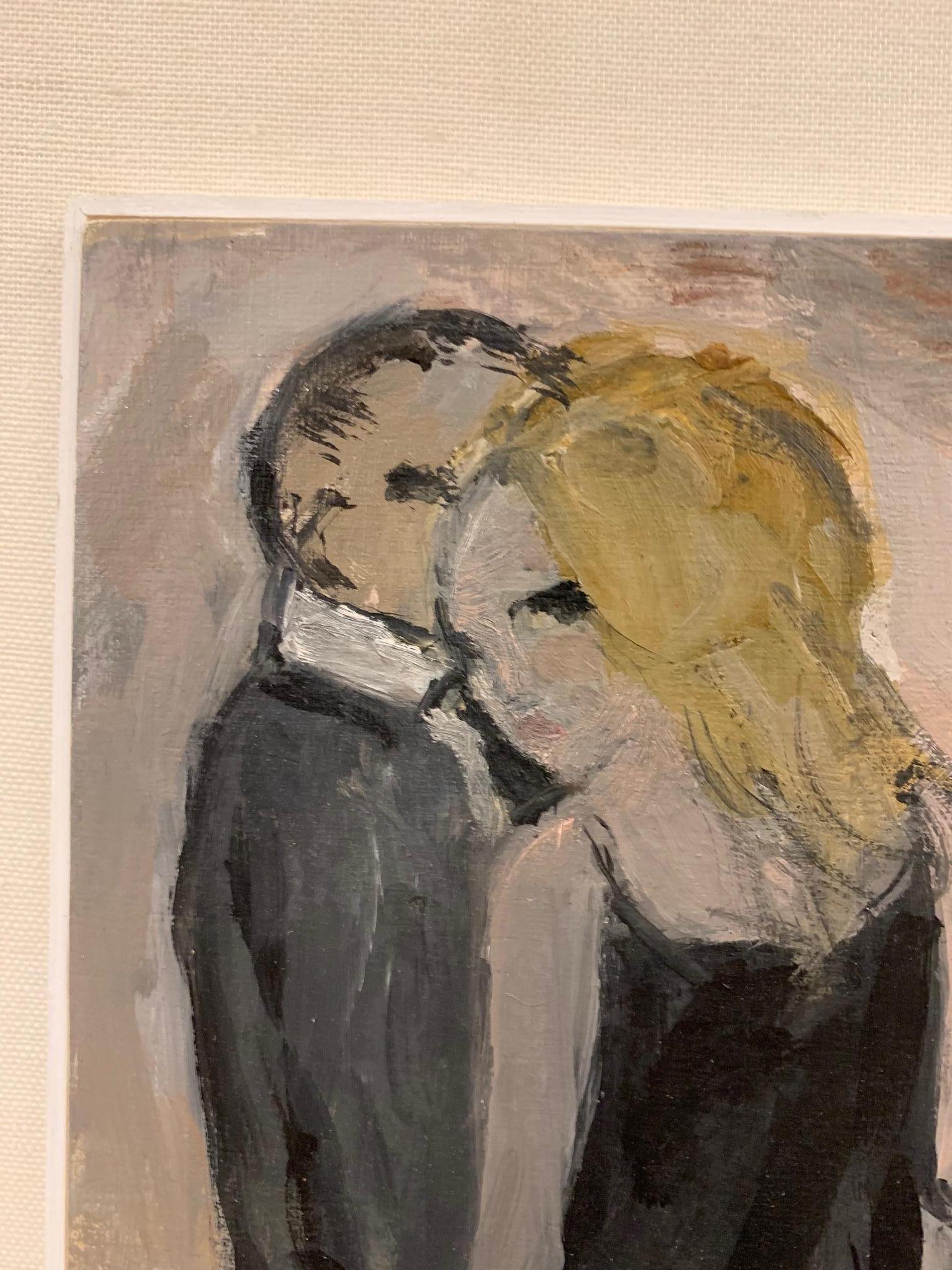 Lover By Bruno Paoli - Figurative Painting For Sale 4