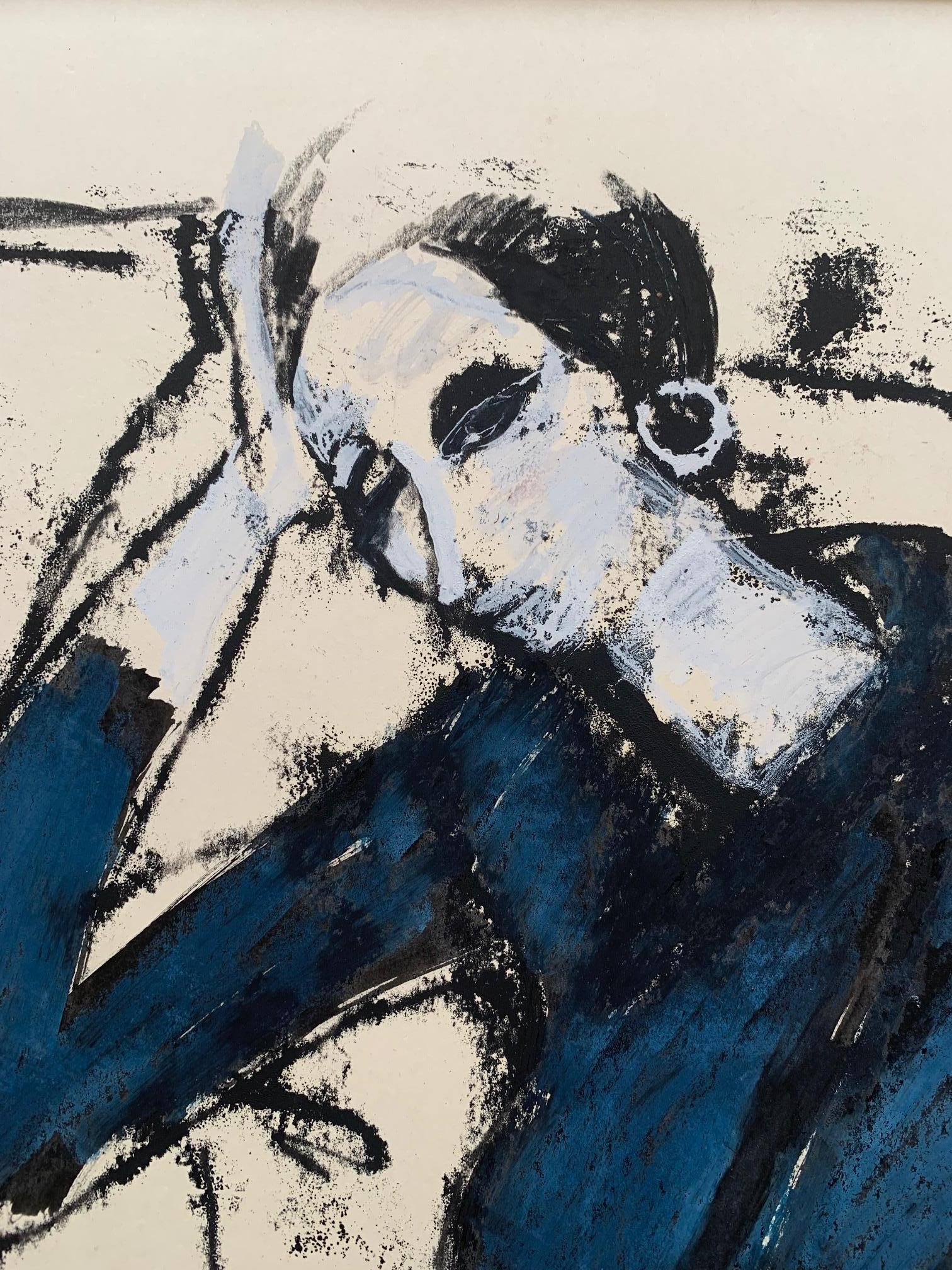 Reunión De Bruno Paoli - Pintura Figurativa en venta 3