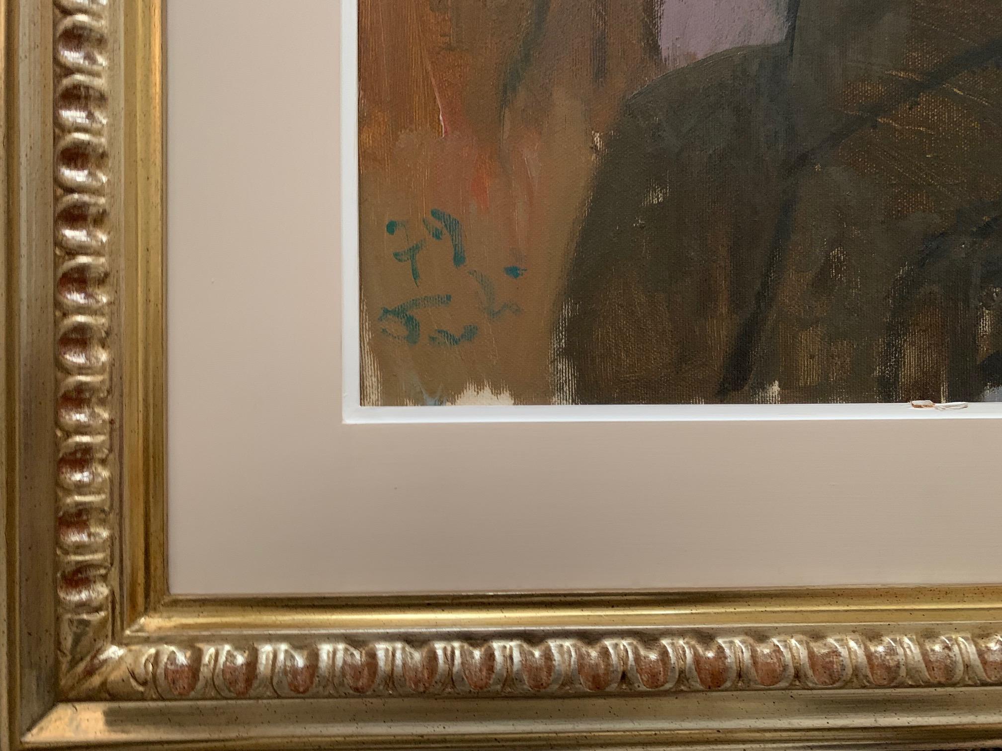 Meeting By Bruno Paoli - Figurative Painting For Sale 3