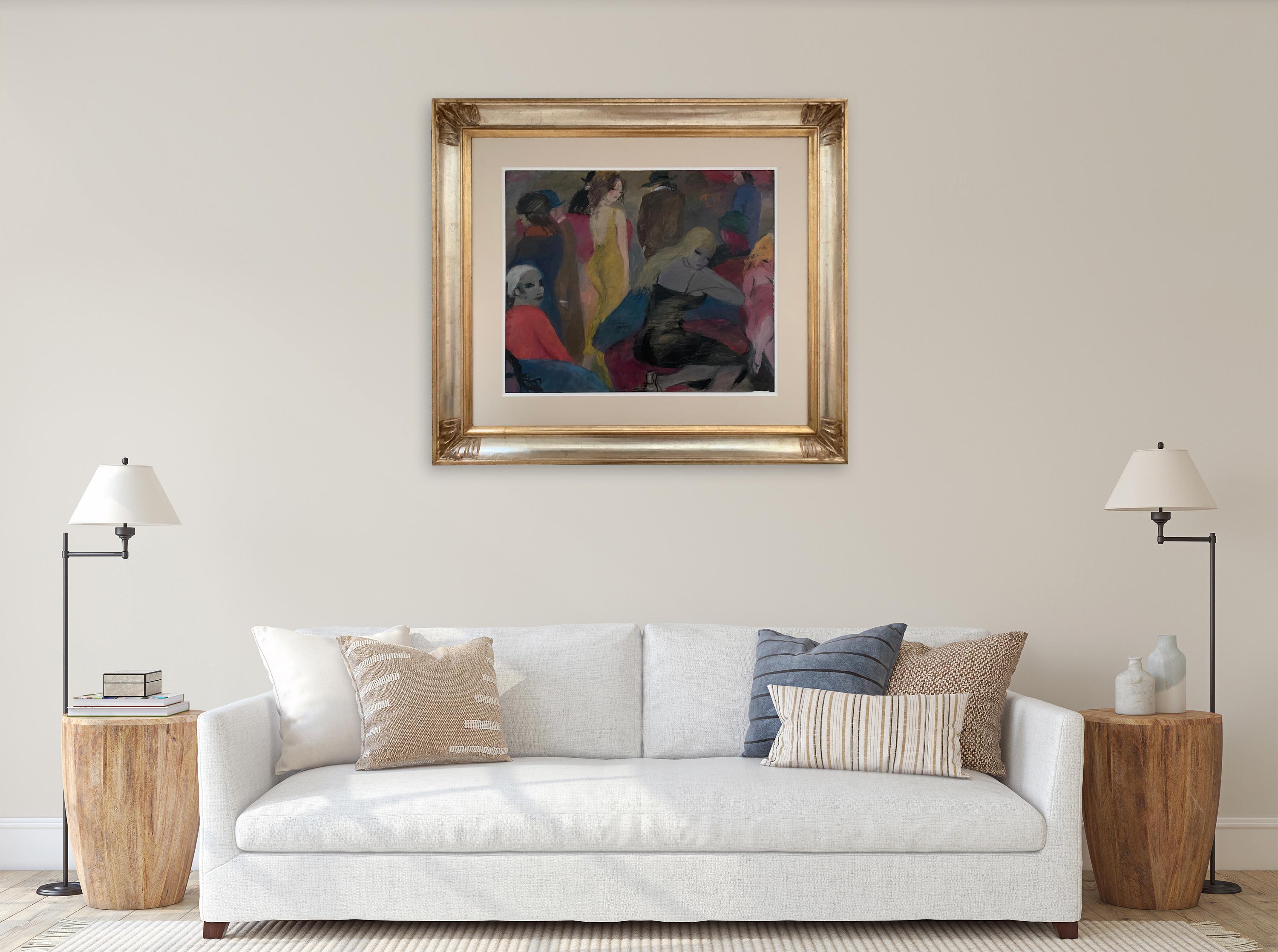 Meeting Place von Bruno Paoli – Figuratives Gemälde im Angebot 2