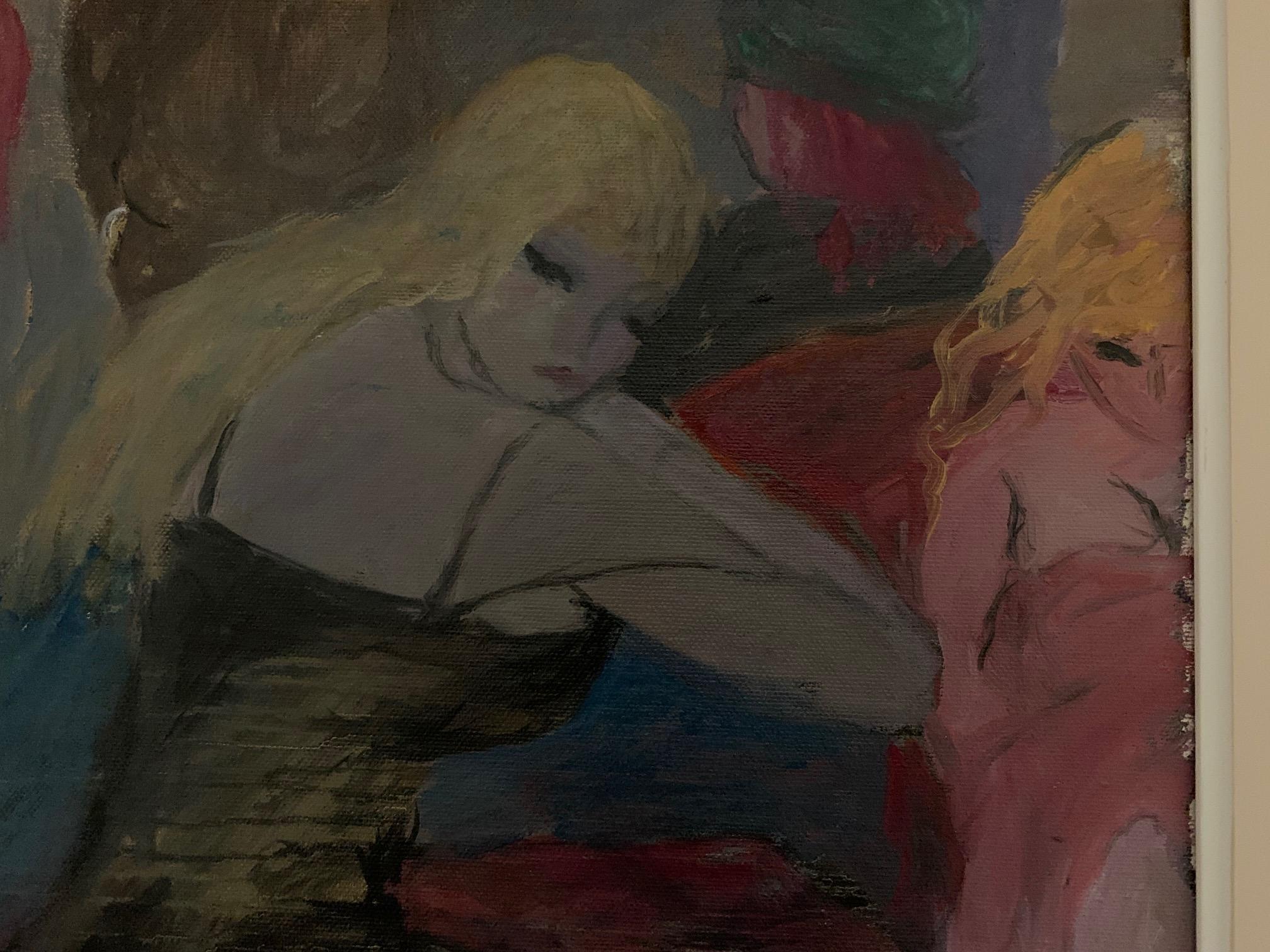 Meeting Place von Bruno Paoli – Figuratives Gemälde im Angebot 4