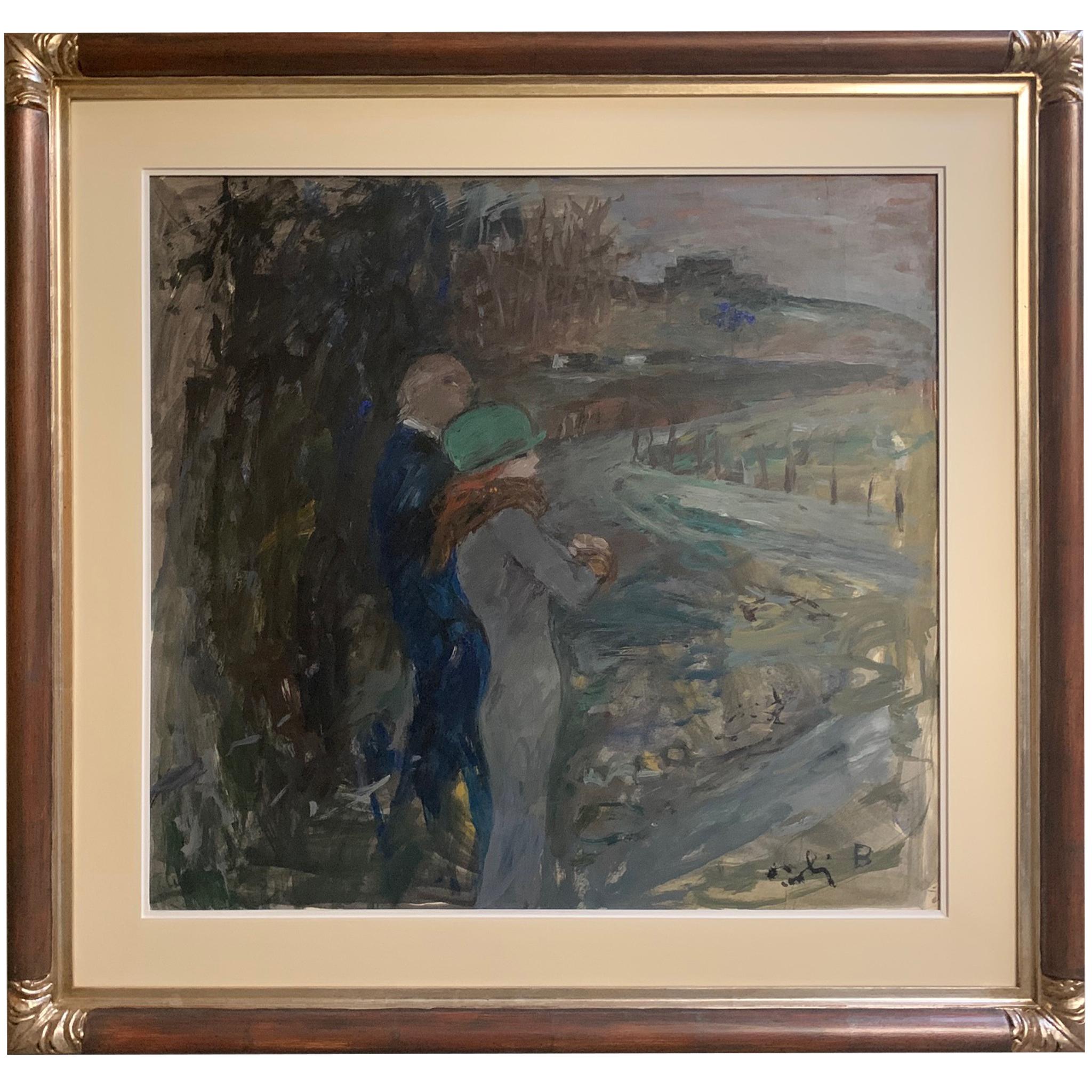 Memories By Bruno Paoli - Figurative Painting For Sale 1