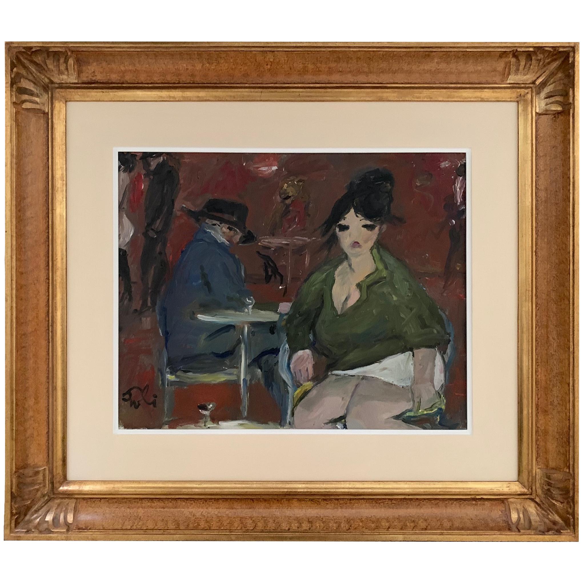 Erinnerungen von Bruno Paoli – Figuratives Gemälde im Angebot 1
