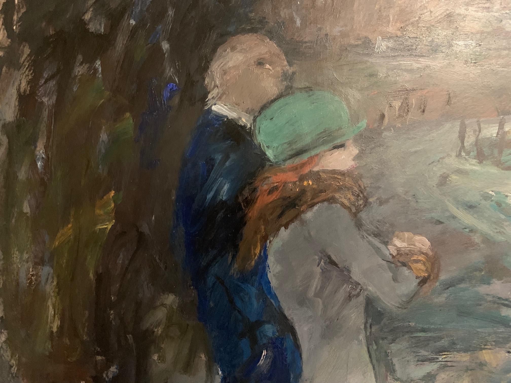 Memories By Bruno Paoli - Figurative Painting For Sale 4