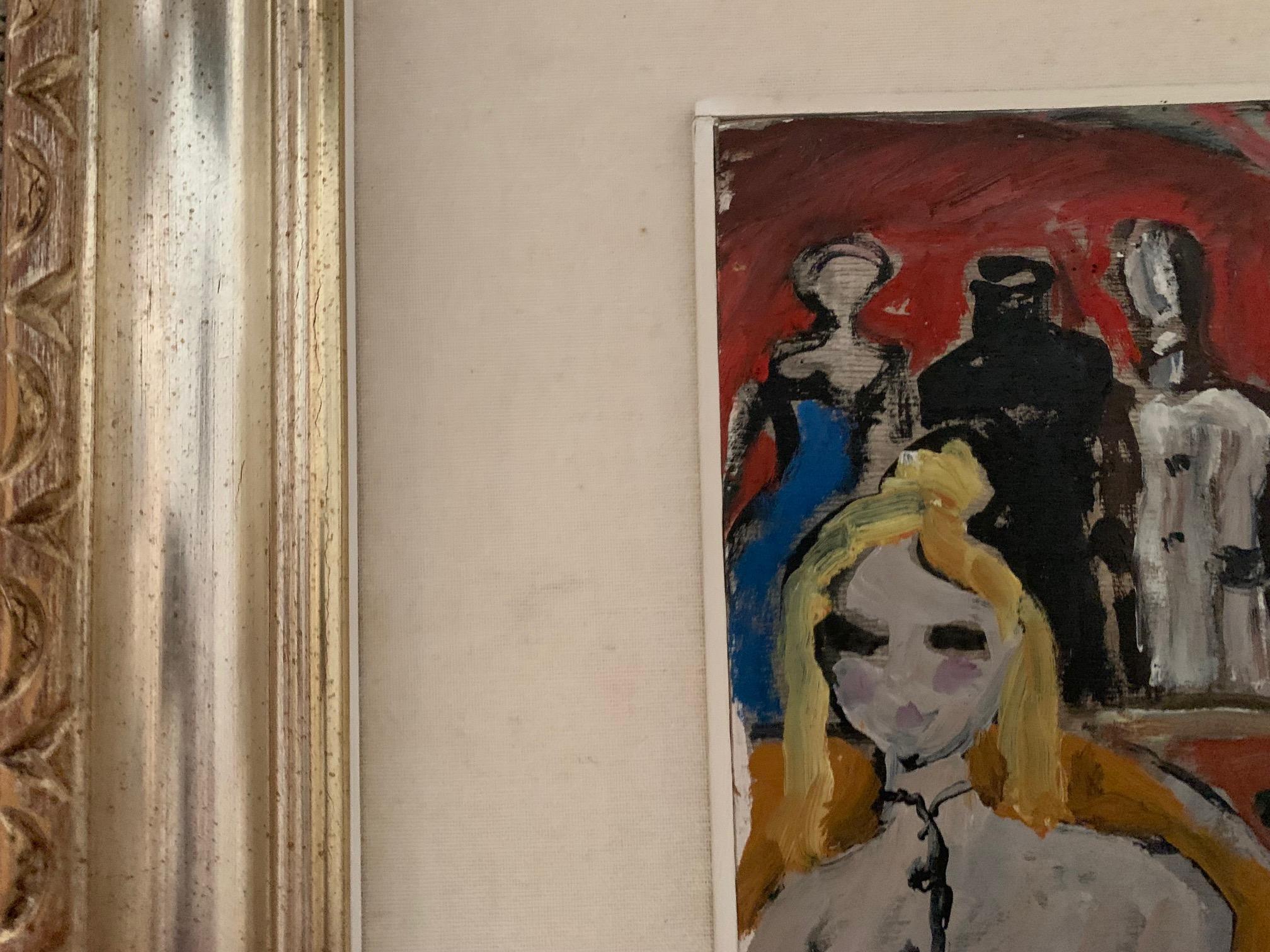 Erinnerungen von Bruno Paoli – Figuratives Gemälde im Angebot 4