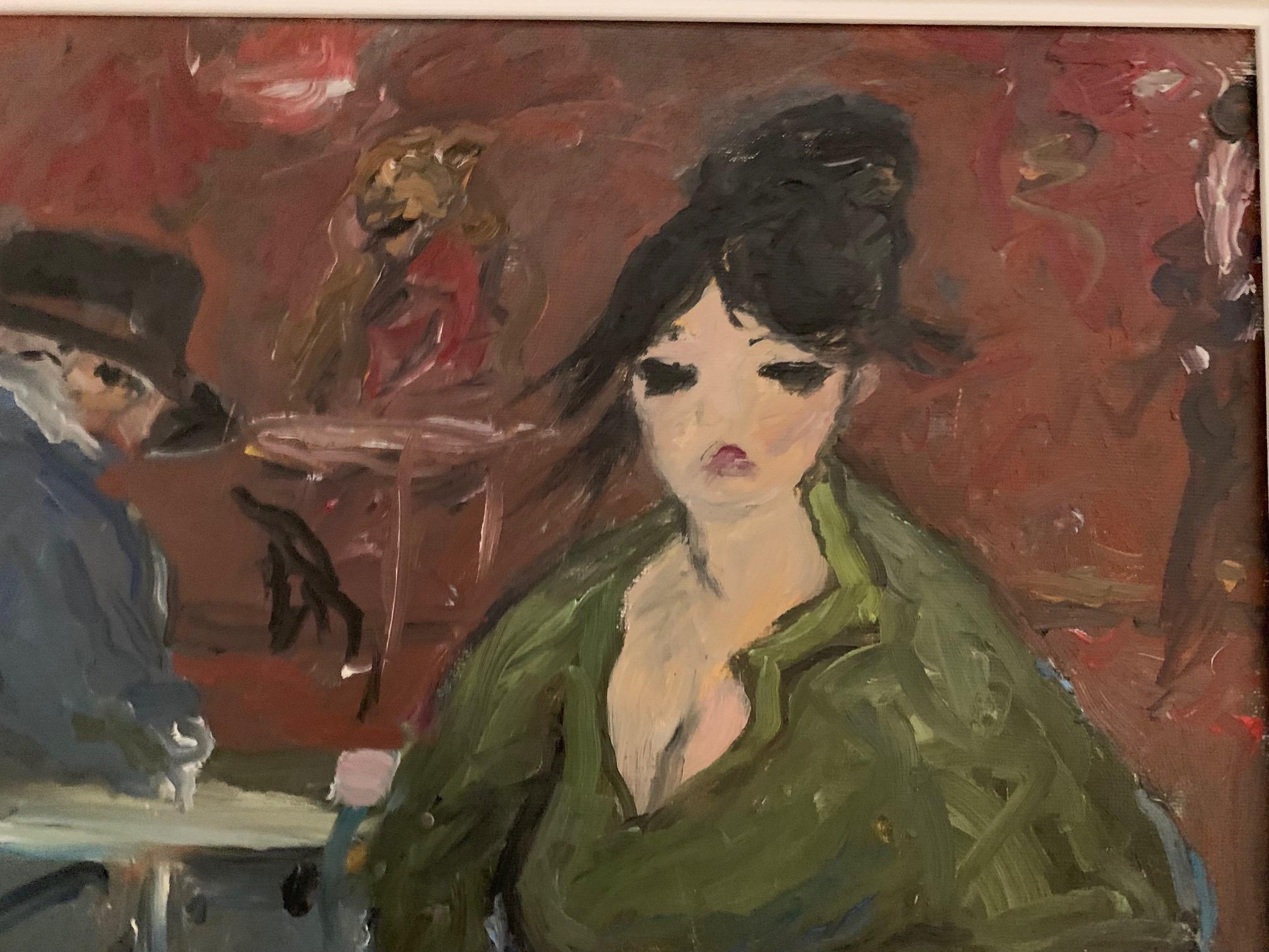 Erinnerungen von Bruno Paoli – Figuratives Gemälde im Angebot 4