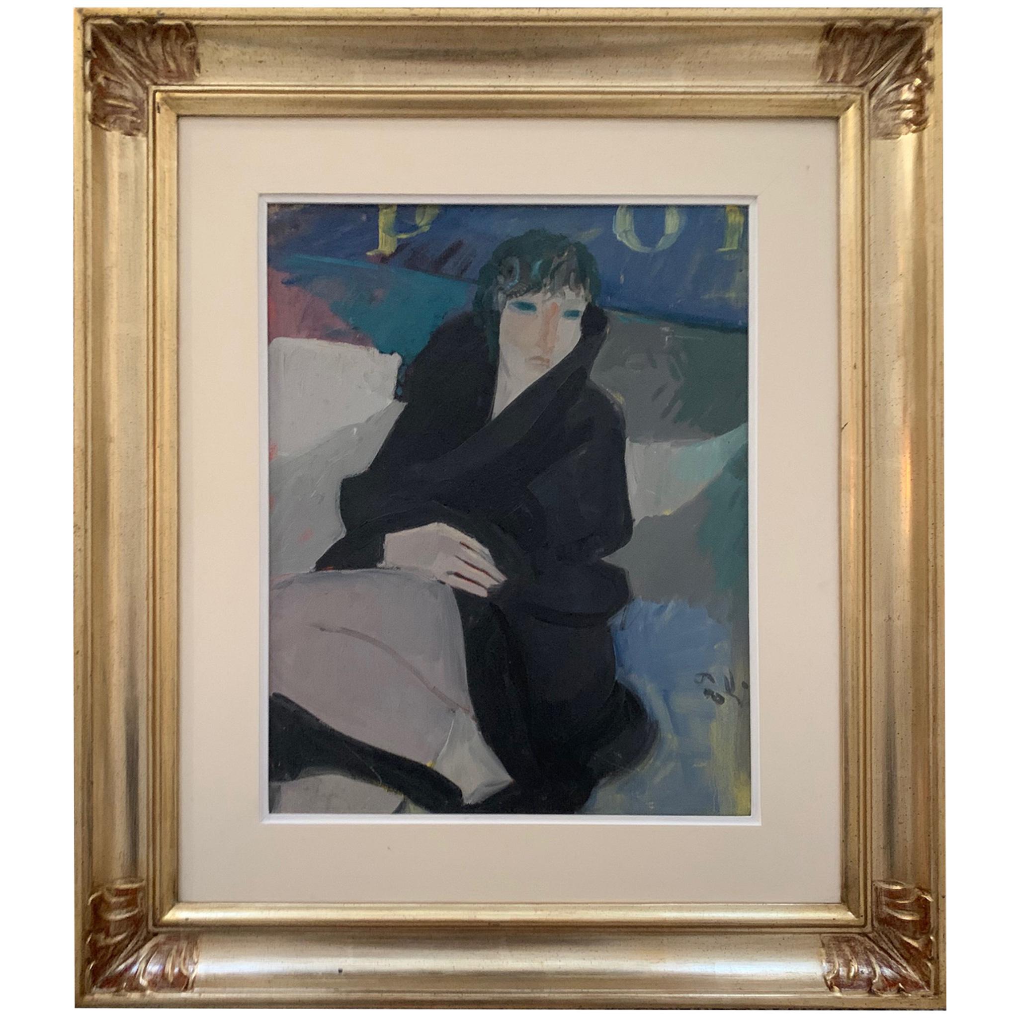 Miriam By Bruno Paoli - Figurative Painting For Sale 1