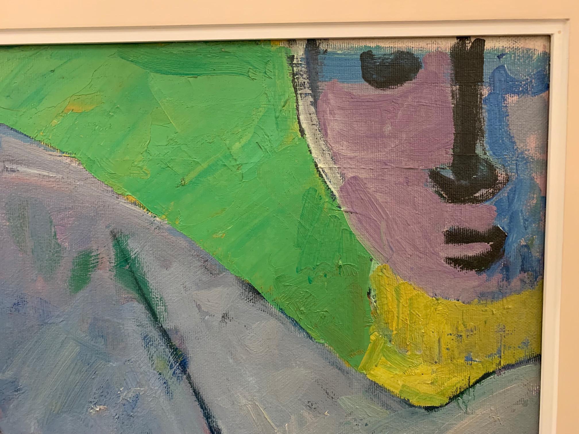 Modell und Maler von Bruno Paoli – Figuratives Gemälde im Angebot 3