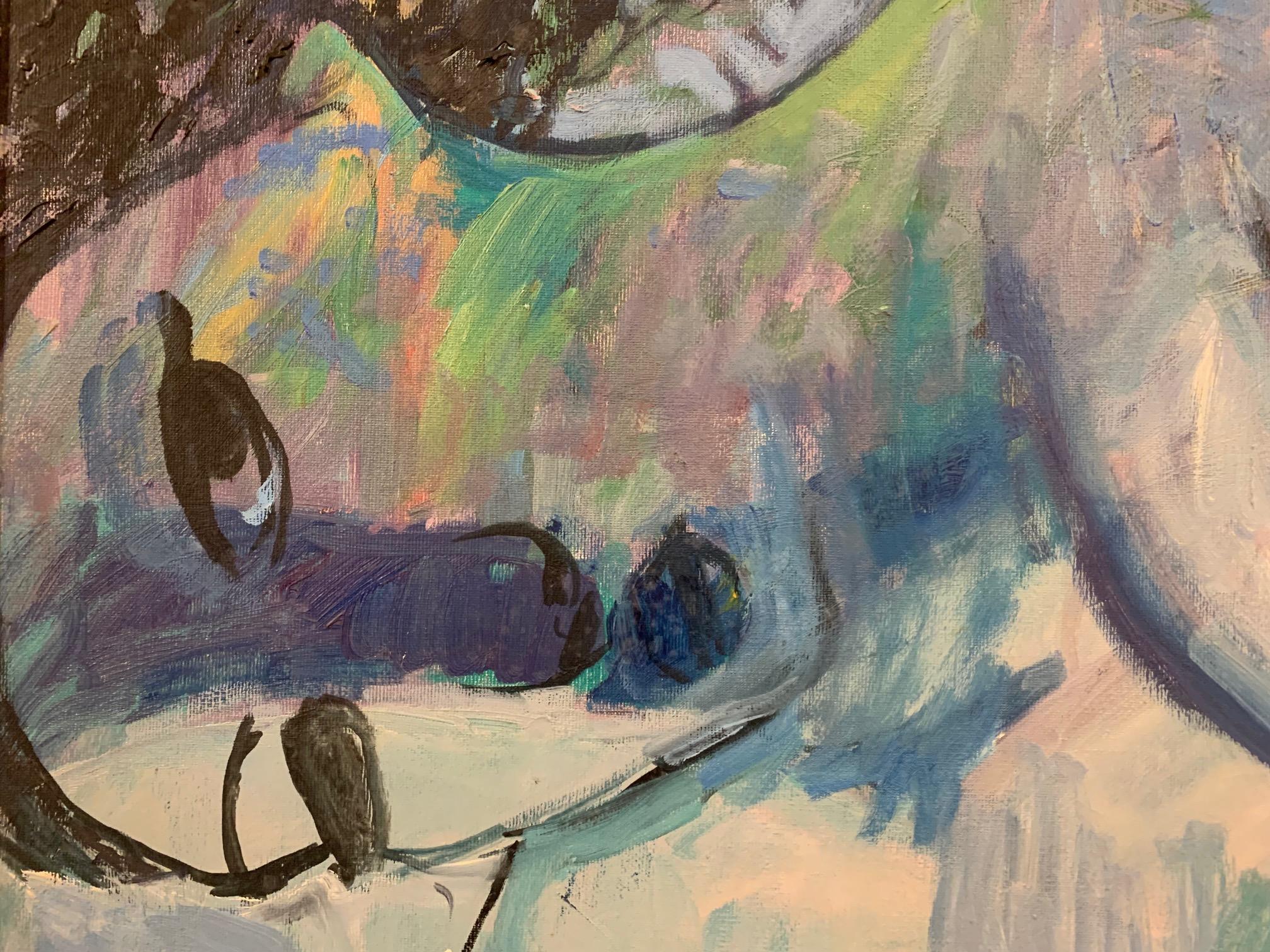 Modell und Maler von Bruno Paoli – Figuratives Gemälde im Angebot 5