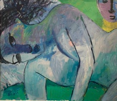 Model And Painter By Bruno Paoli - Figurative Painting