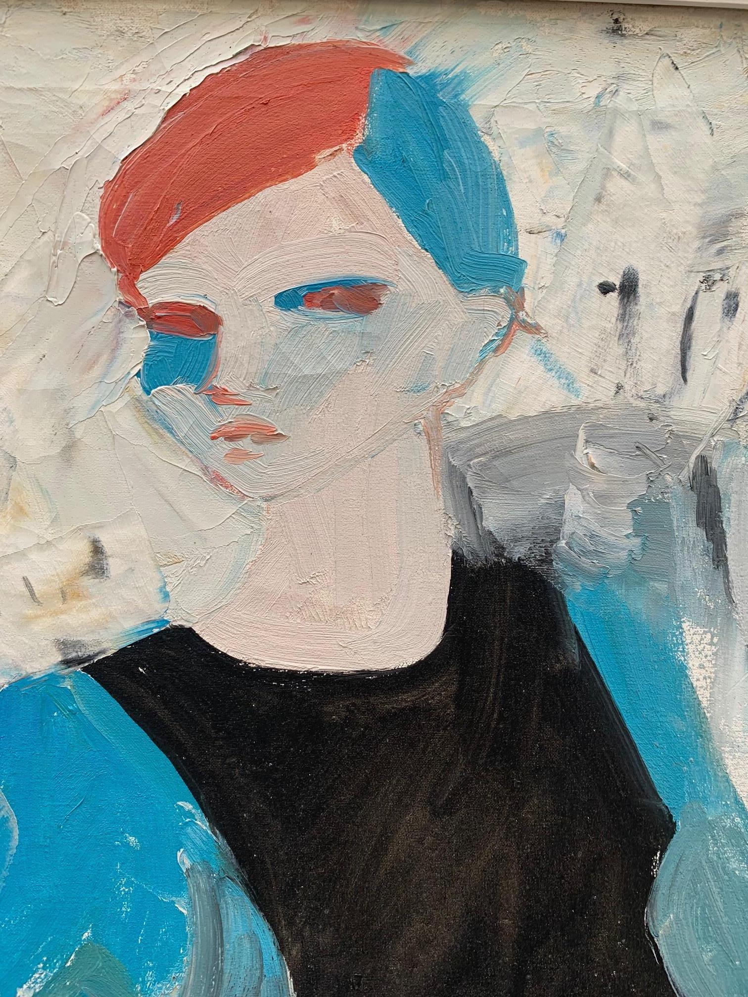 Moment de Bruno Paoli - Peinture figurative en vente 3