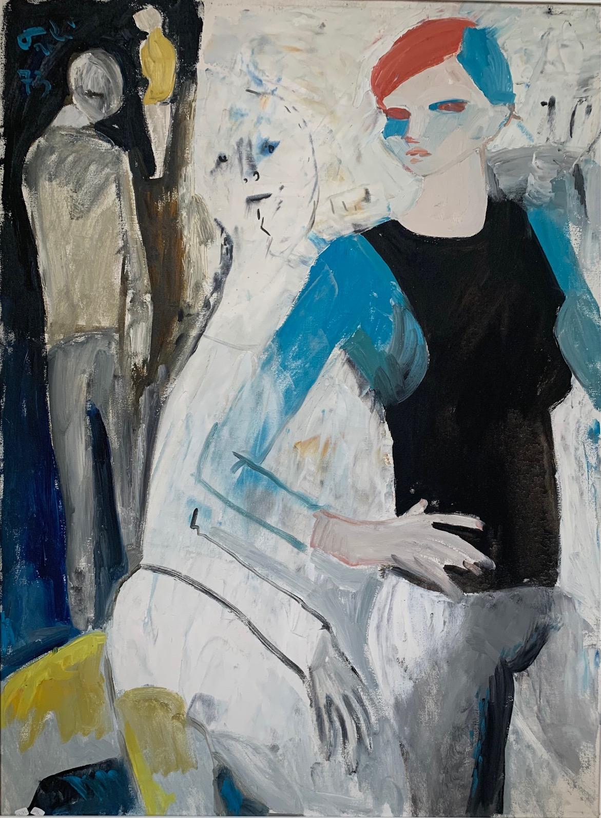 Bruno Paoli Moment By Bruno Paoli Figurative Painting For Sale at