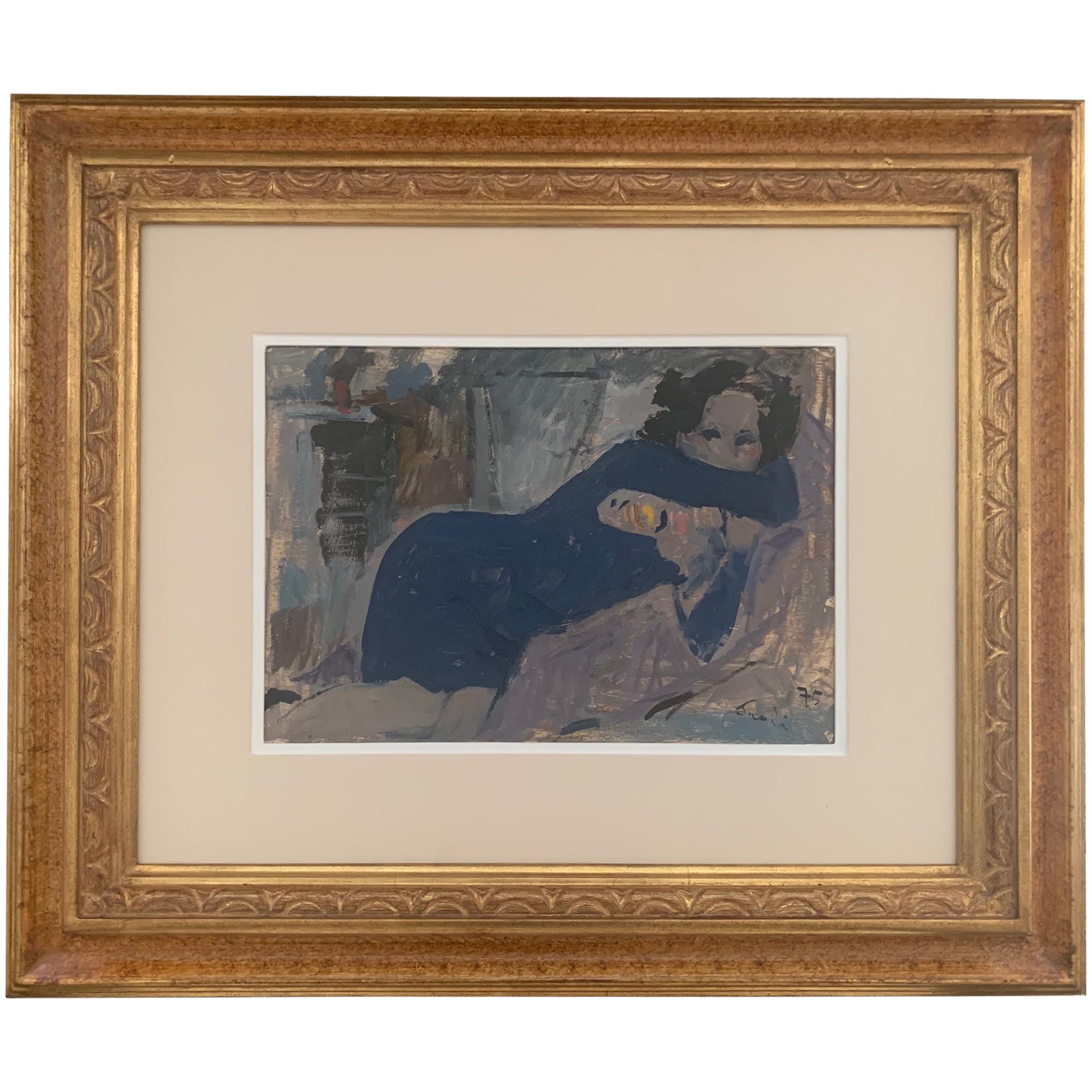 Nene de Bruno Paoli - Peinture figurative en vente 1