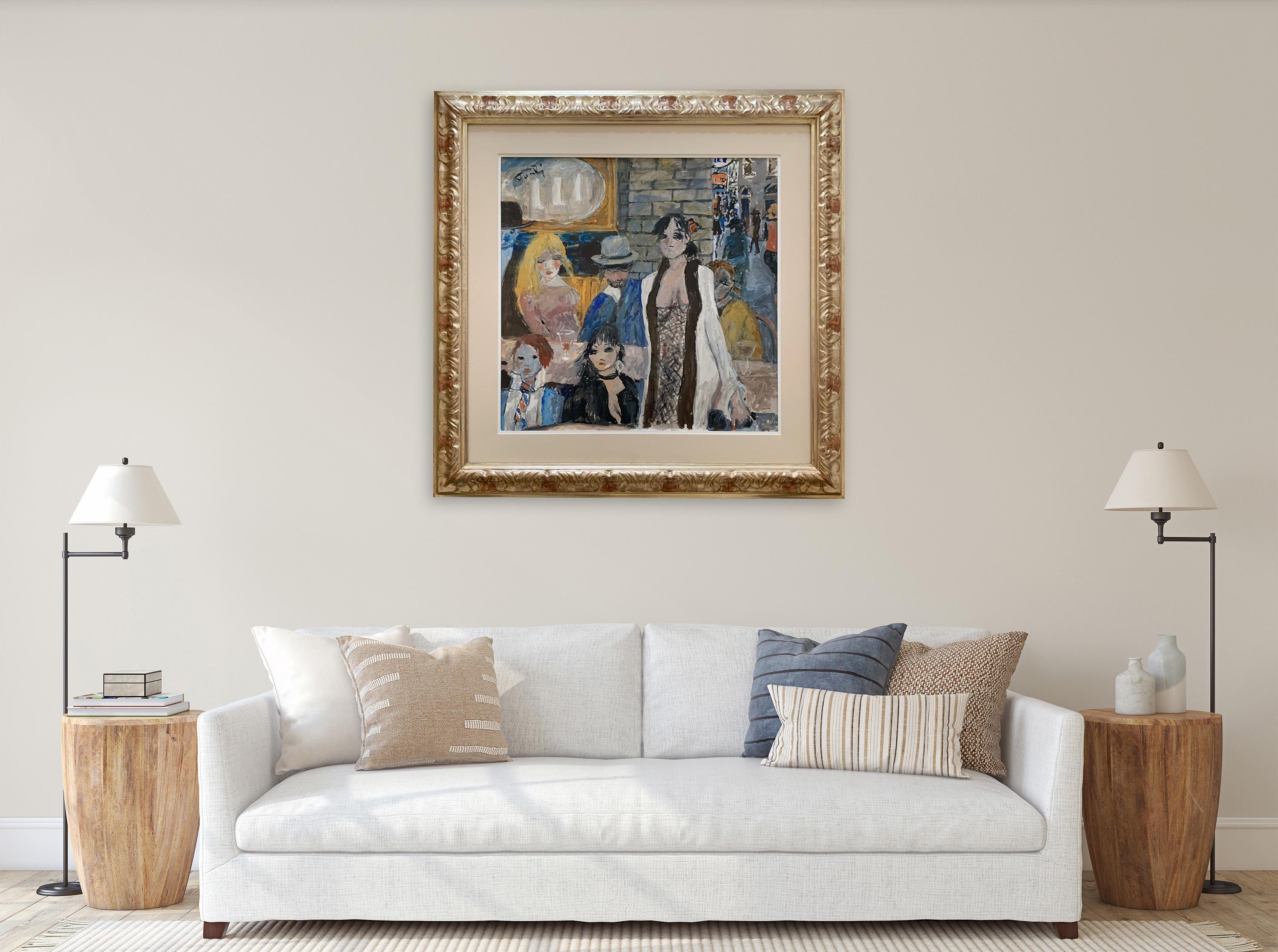 Old Florence von Bruno Paoli – Figuratives Gemälde im Angebot 2