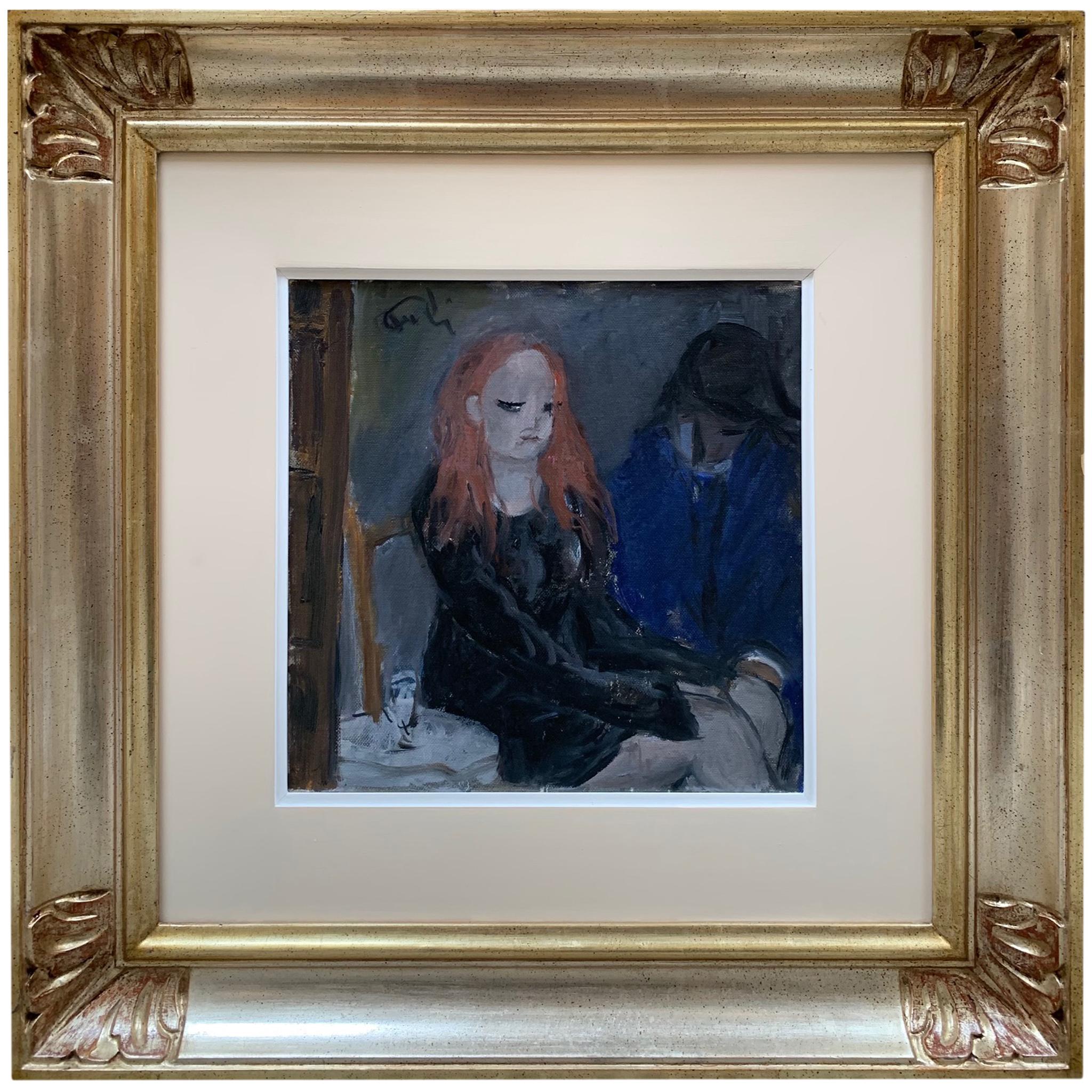 Personages By Bruno Paoli - Figurative Painting For Sale 1