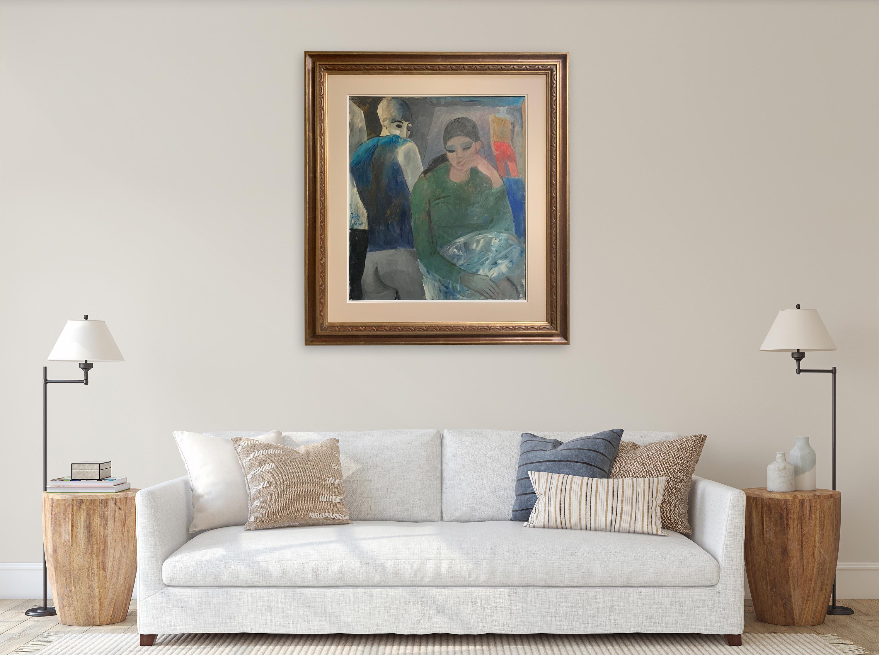 Personages de Bruno Paoli - Peinture figurative en vente 2