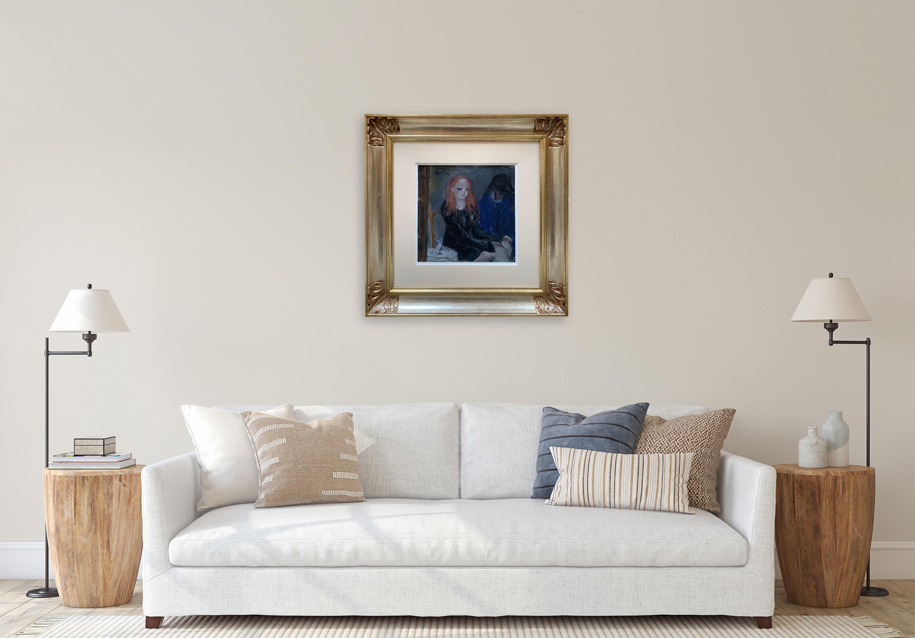 Personages By Bruno Paoli - Figurative Painting For Sale 2