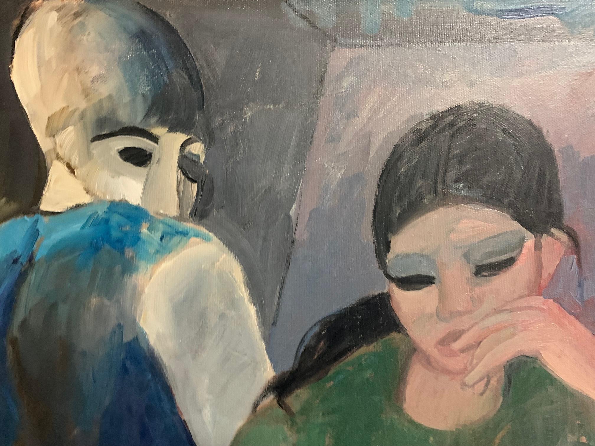 Personages de Bruno Paoli - Peinture figurative en vente 4