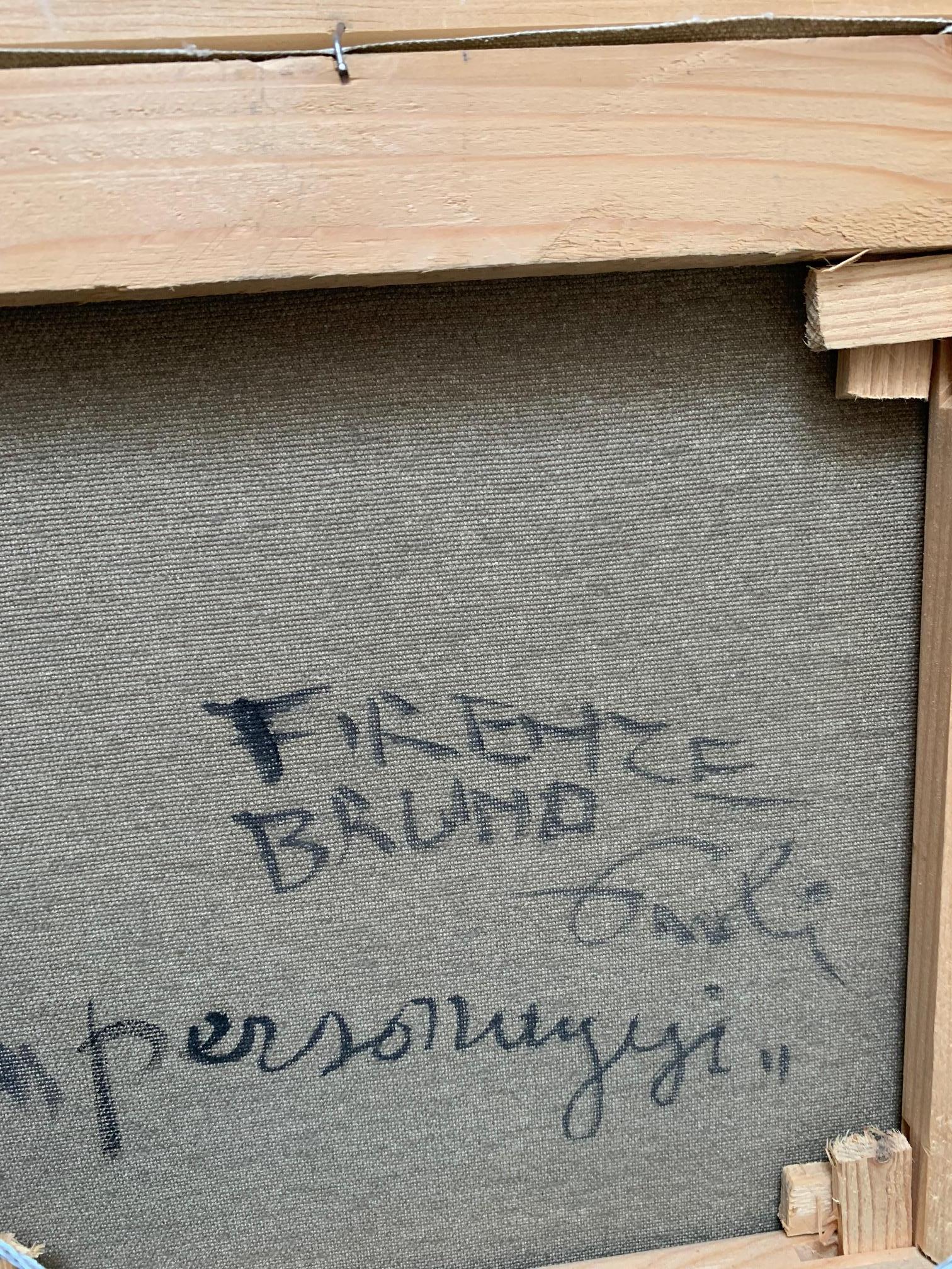 Personages By Bruno Paoli - Figurative Painting For Sale 5