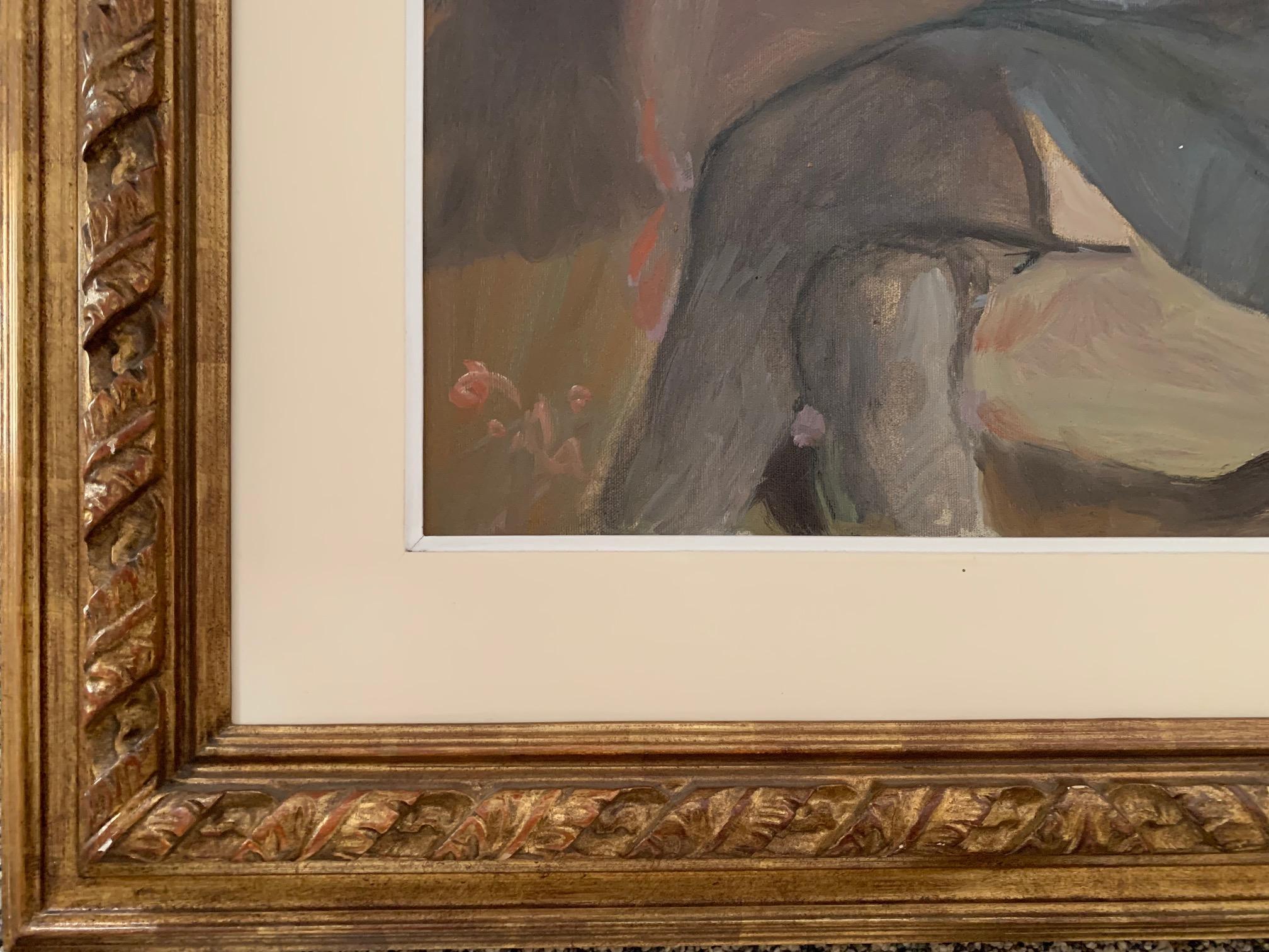 Kissen von Bruno Paoli – Figuratives Gemälde im Angebot 3