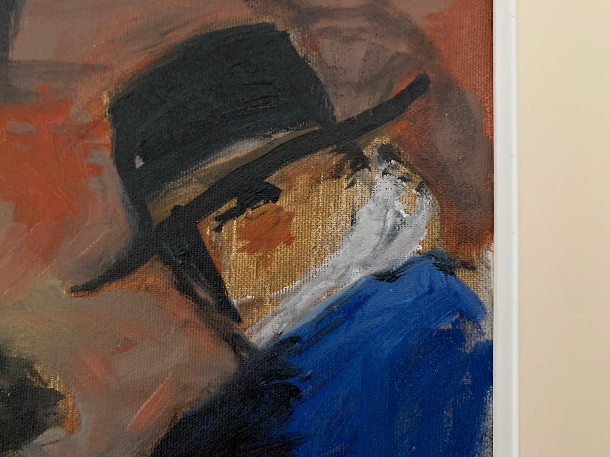 Kissen von Bruno Paoli – Figuratives Gemälde im Angebot 5