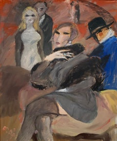 Kissen von Bruno Paoli – Figuratives Gemälde