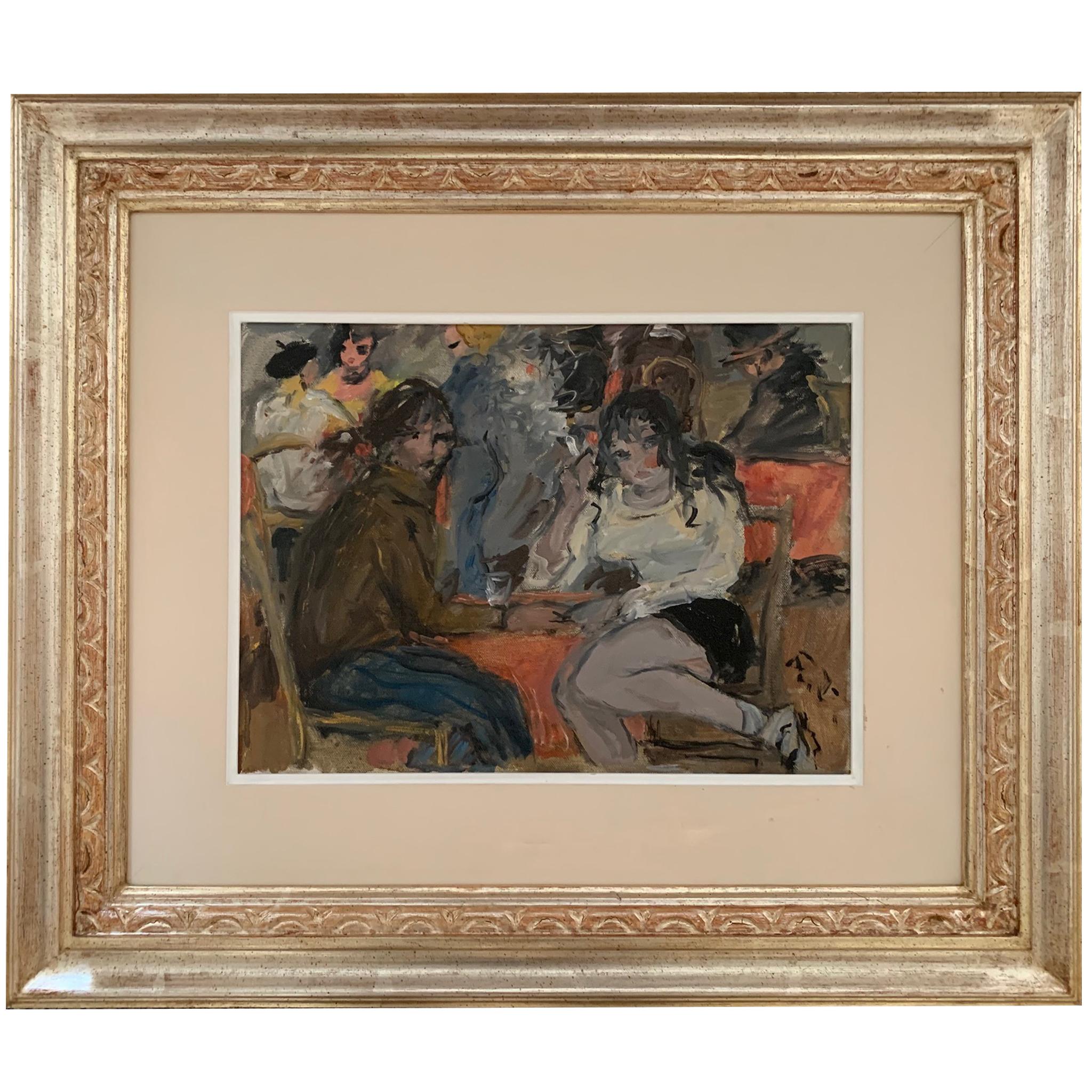Red Coffee Tables By Bruno Paoli - Figurative Painting For Sale 1