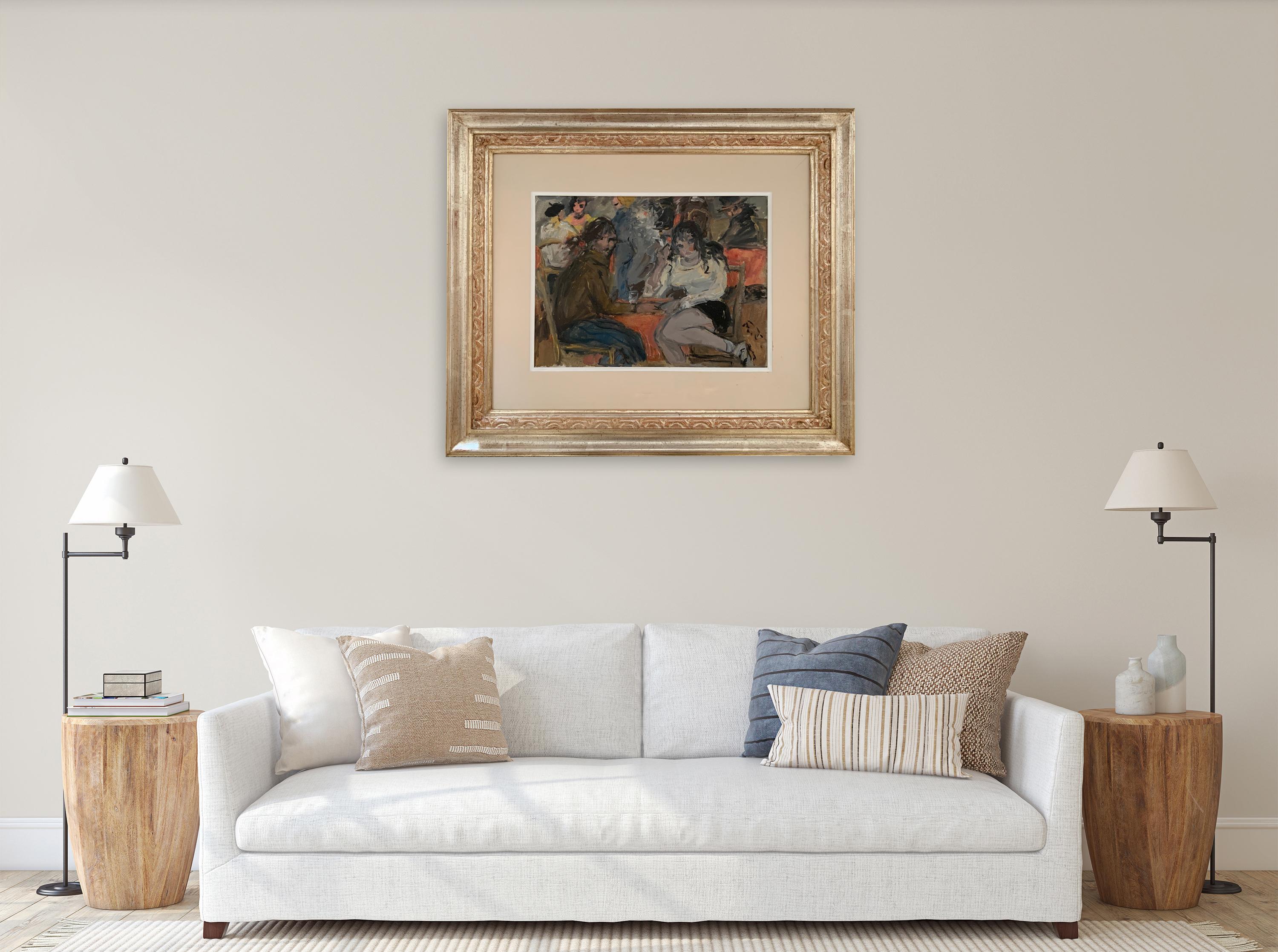 Red Coffee Tables By Bruno Paoli - Figurative Painting For Sale 2