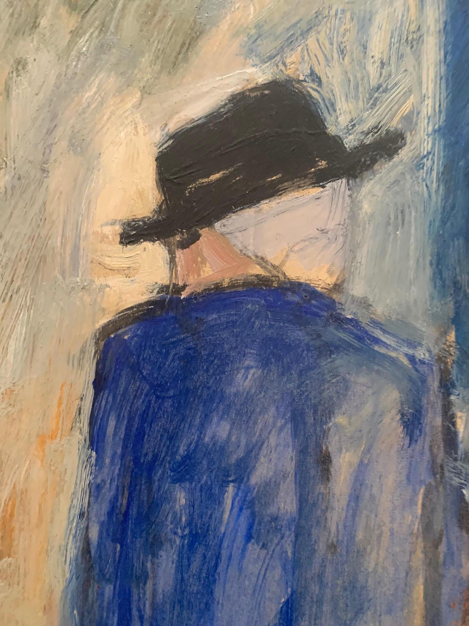 Calle Roja De Bruno Paoli - Pintura Figurativa en venta 3