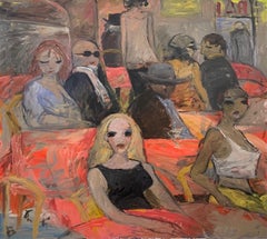 Red Tables By Bruno Paoli - Figurative Painting
