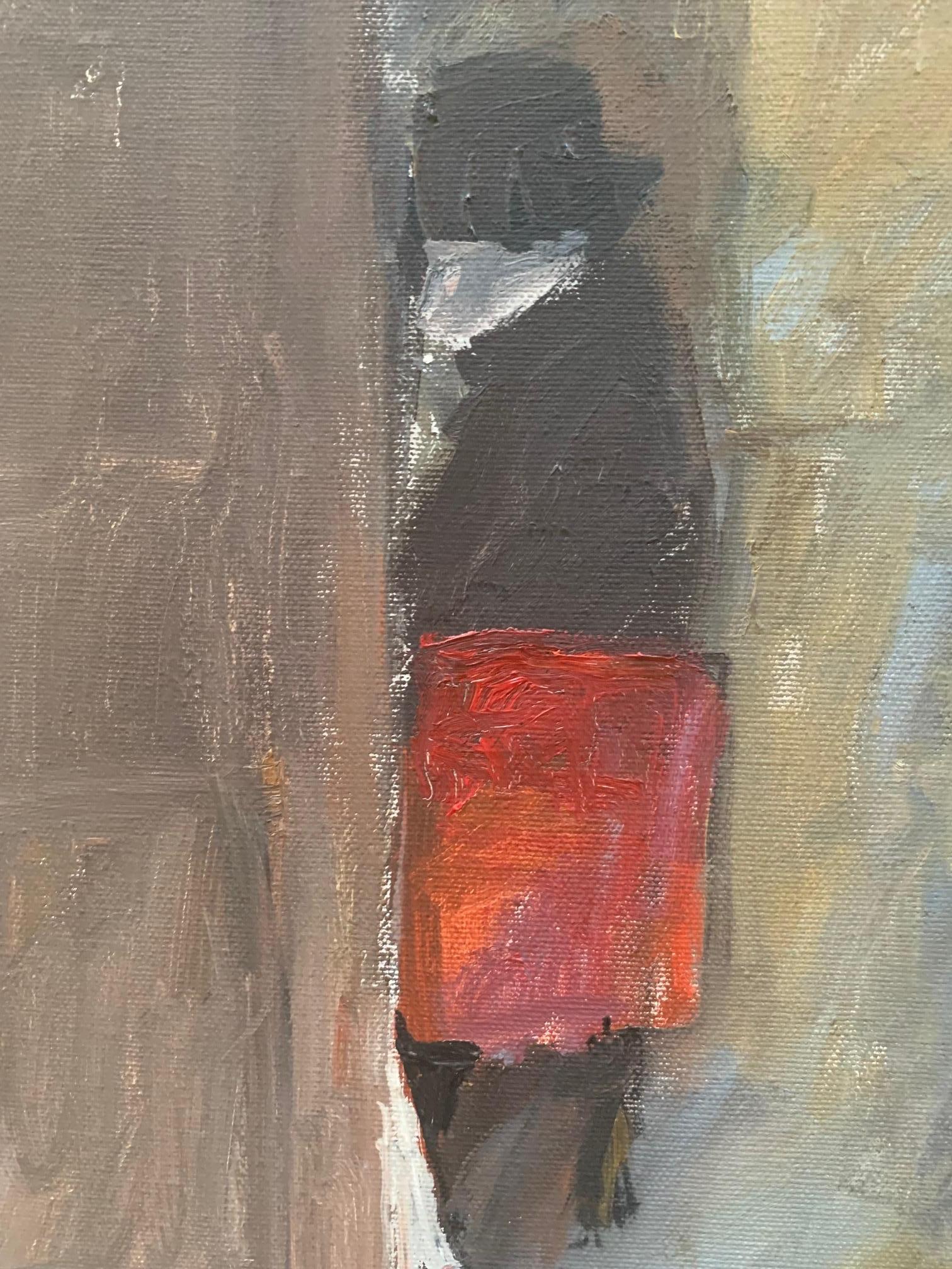 Rose Vecchio Cafe von Bruno Paoli – Figuratives Gemälde im Angebot 4