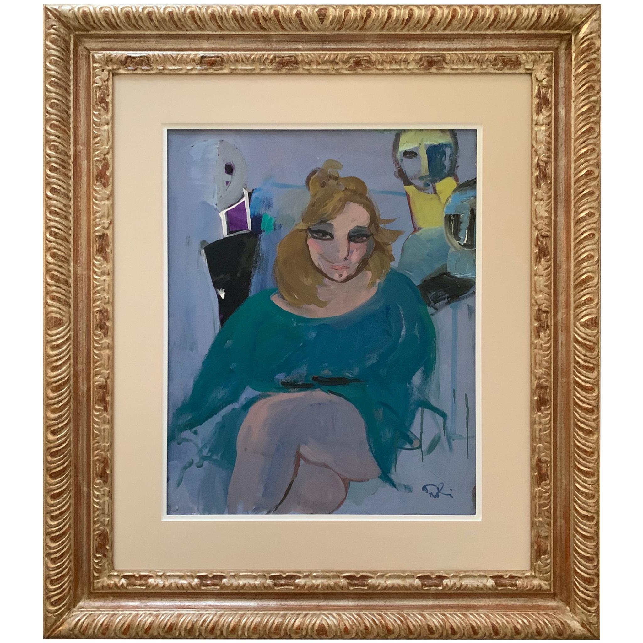 Silvana By Bruno Paoli - Figurative Painting For Sale 1