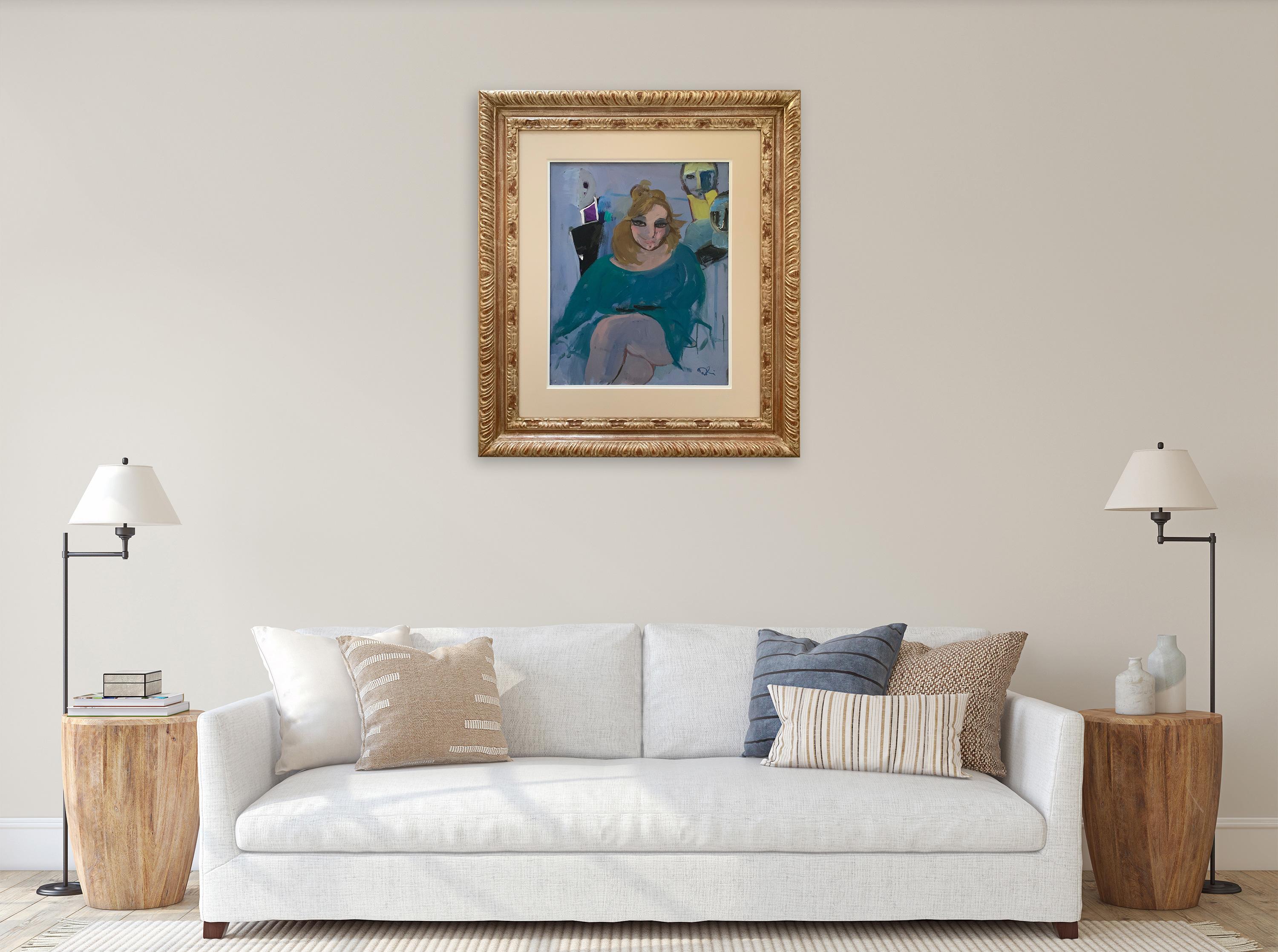 Silvana von Bruno Paoli – Figuratives Gemälde im Angebot 2