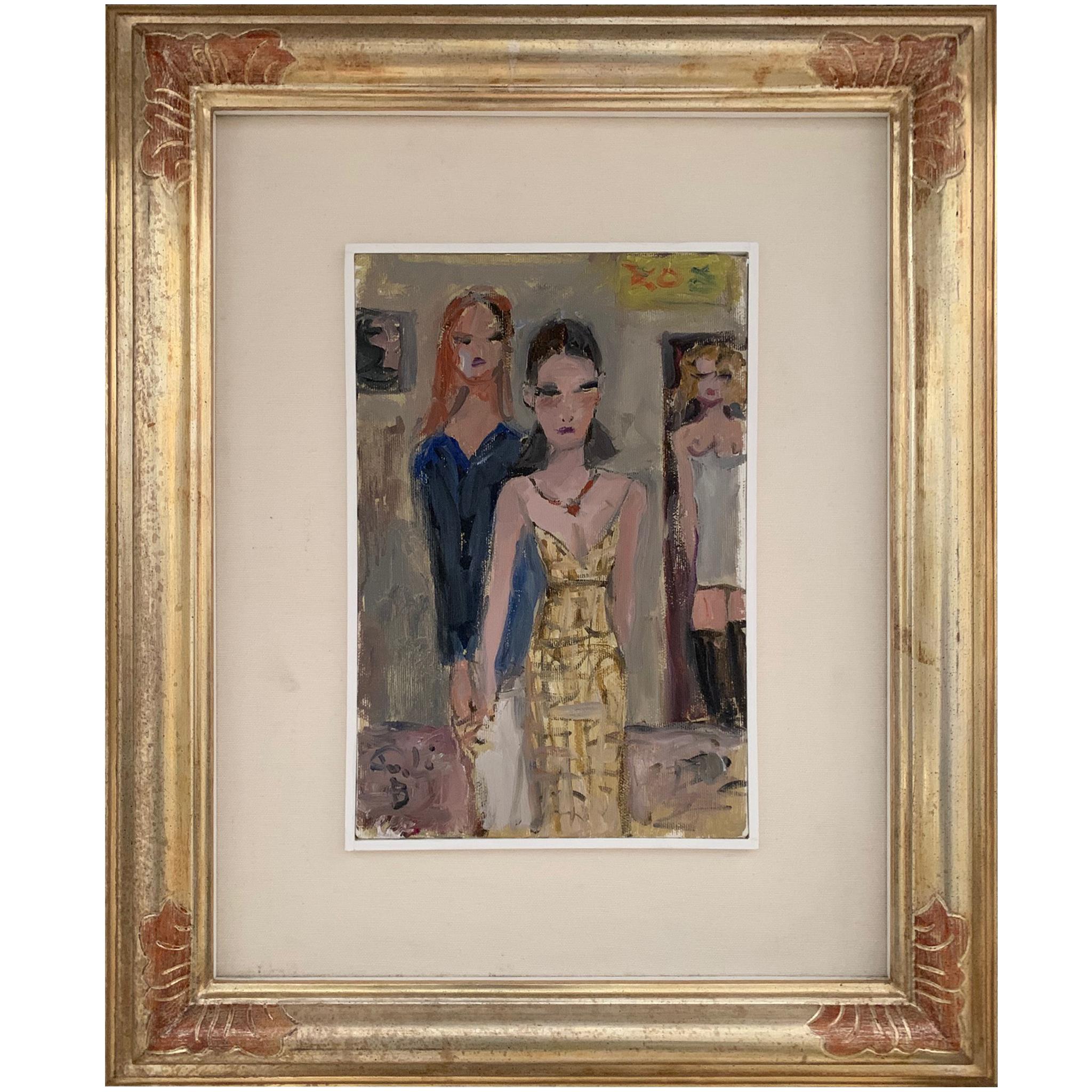 Pequeña periferia de Bruno Paoli - Pintura figurativa en venta 1