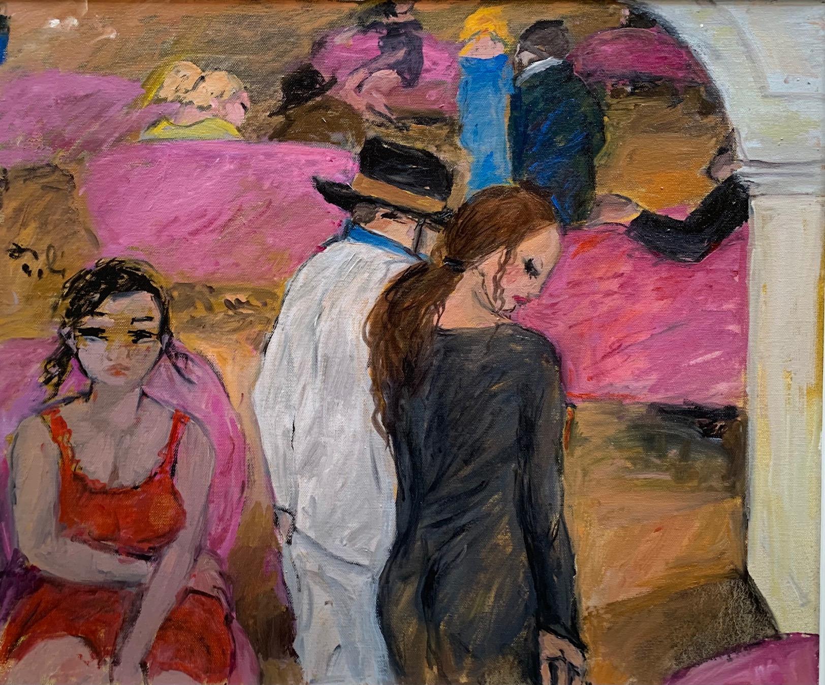 Sofas von Bruno Paoli – Figuratives Gemälde