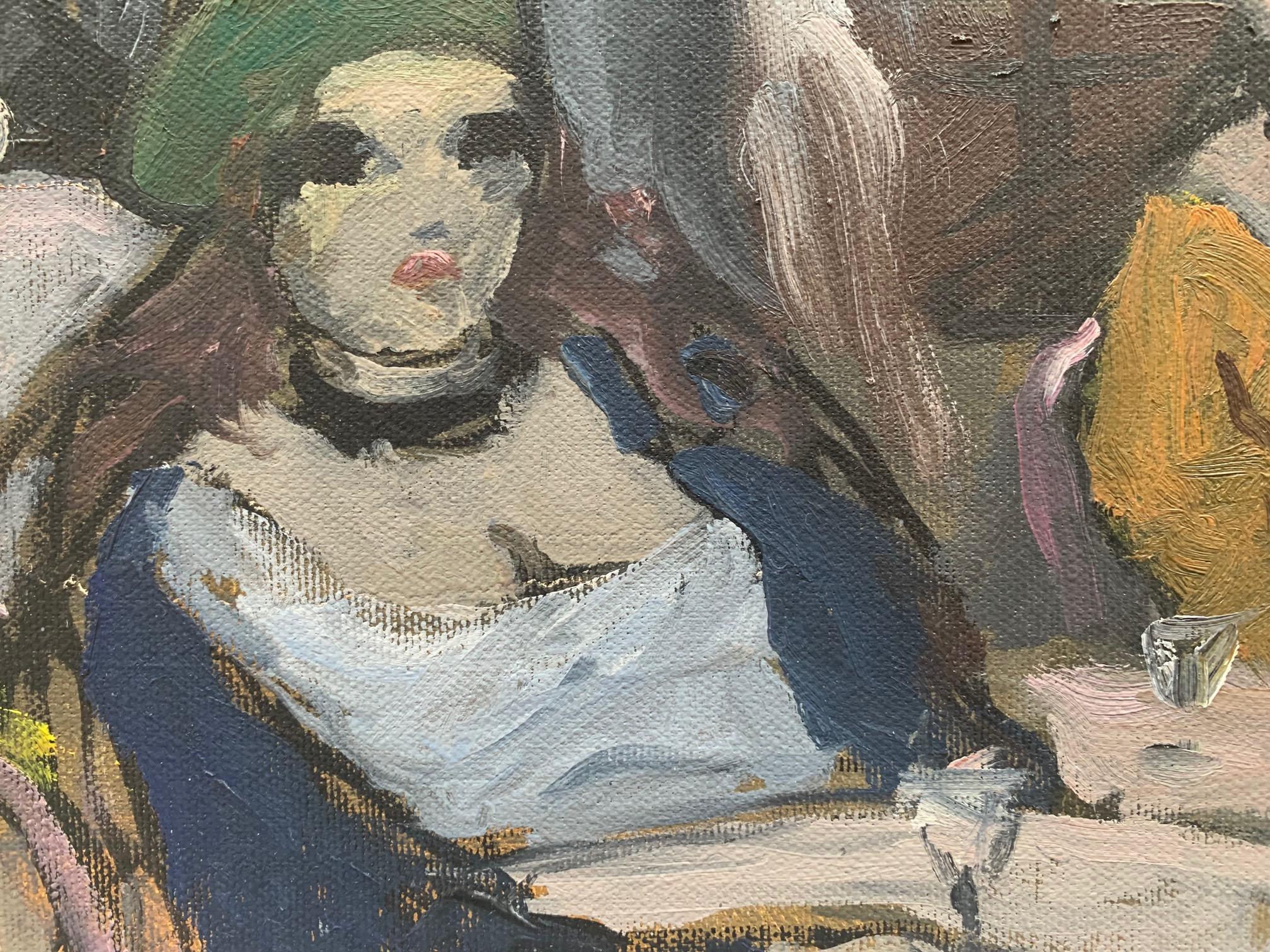 Street von Bruno Paoli – Figuratives Gemälde im Angebot 5