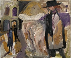 Street By Bruno Paoli - Figurative Painting