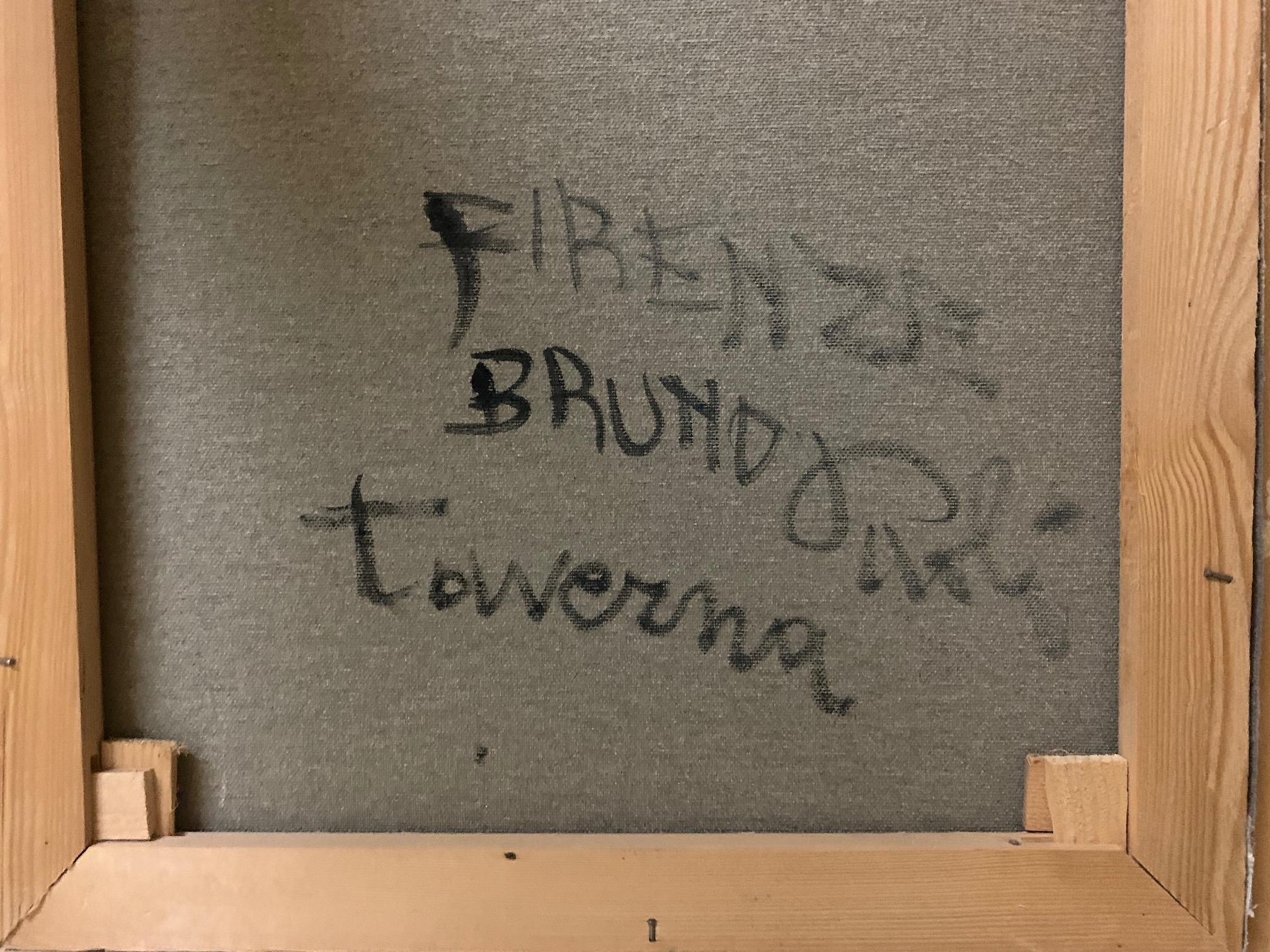 Tavern von Bruno Paoli – Figuratives Gemälde im Angebot 6