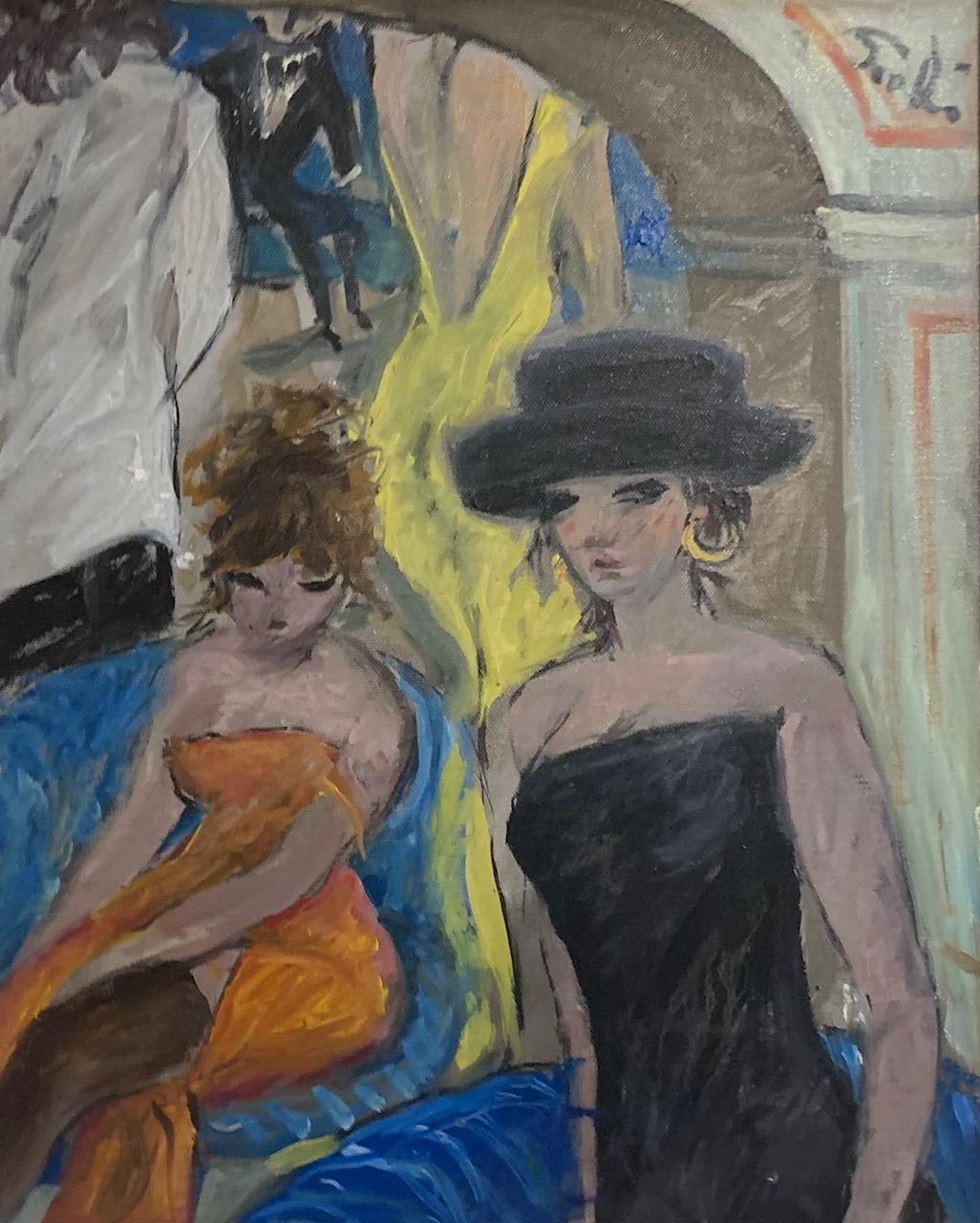 Tavern von Bruno Paoli – Figuratives Gemälde