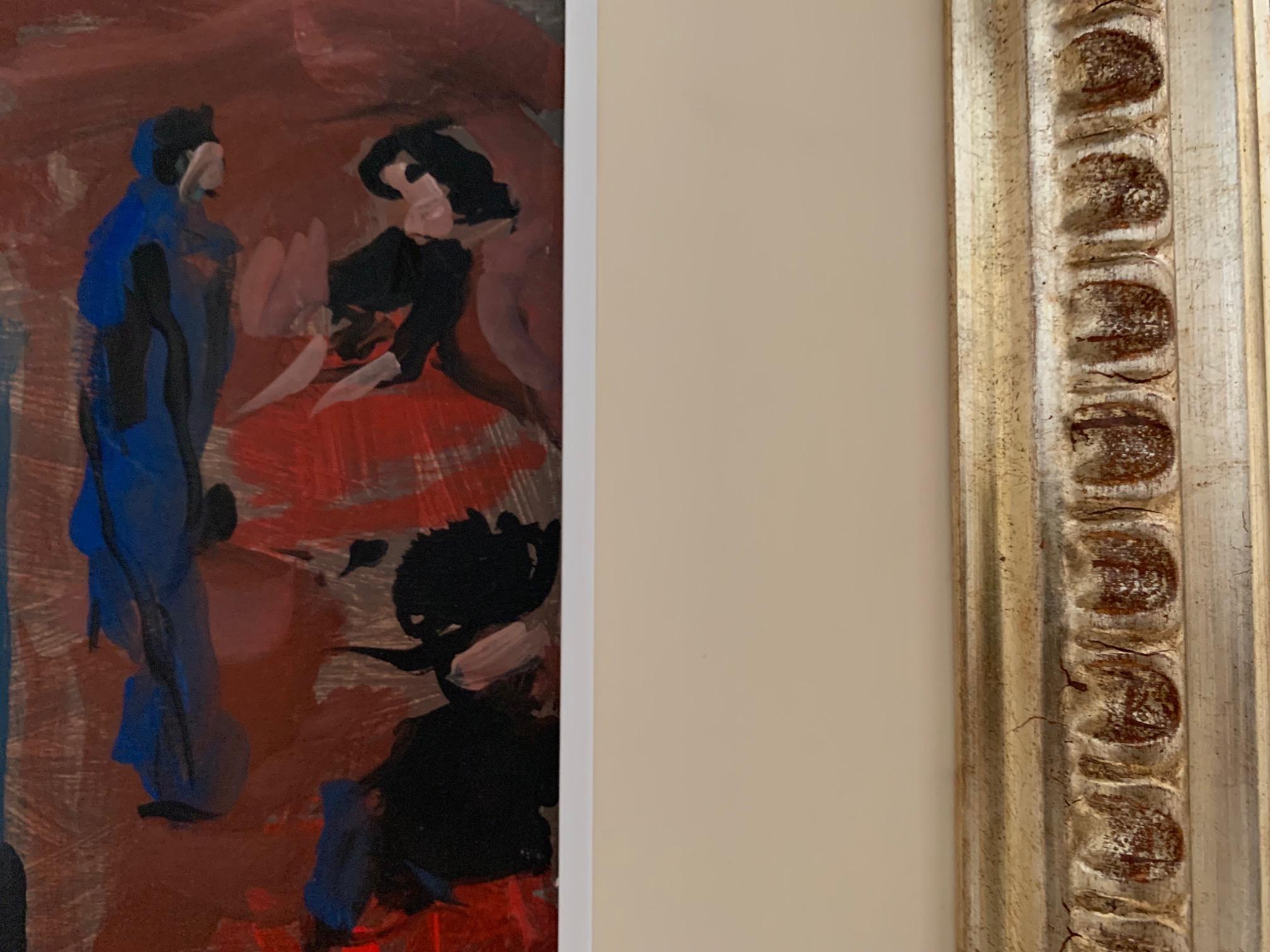 El Cortejo De Bruno Paoli - Pintura Figurativa en venta 5