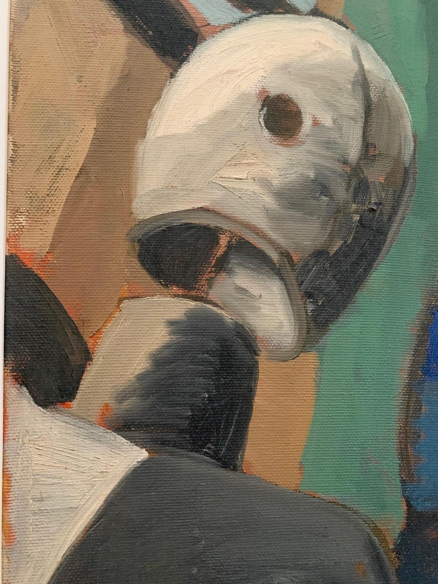 The Mannequin By Bruno Paoli - Figurative Painting For Sale 5