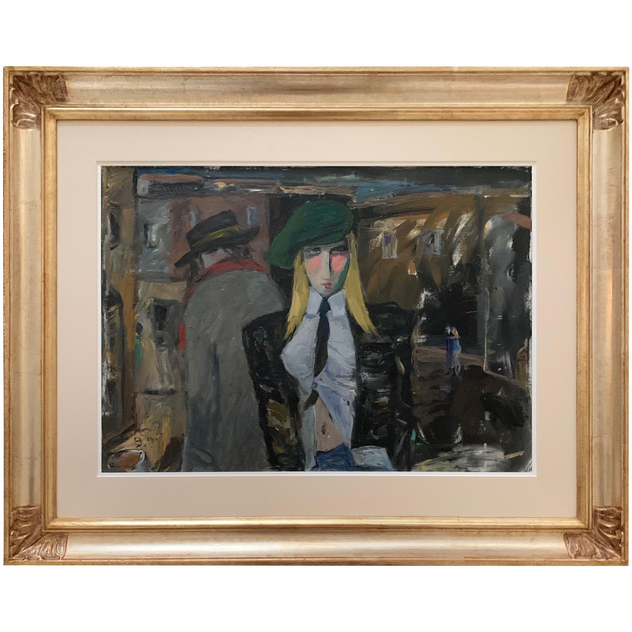 The Outskirts By Bruno Paoli - Figurative Painting For Sale 1