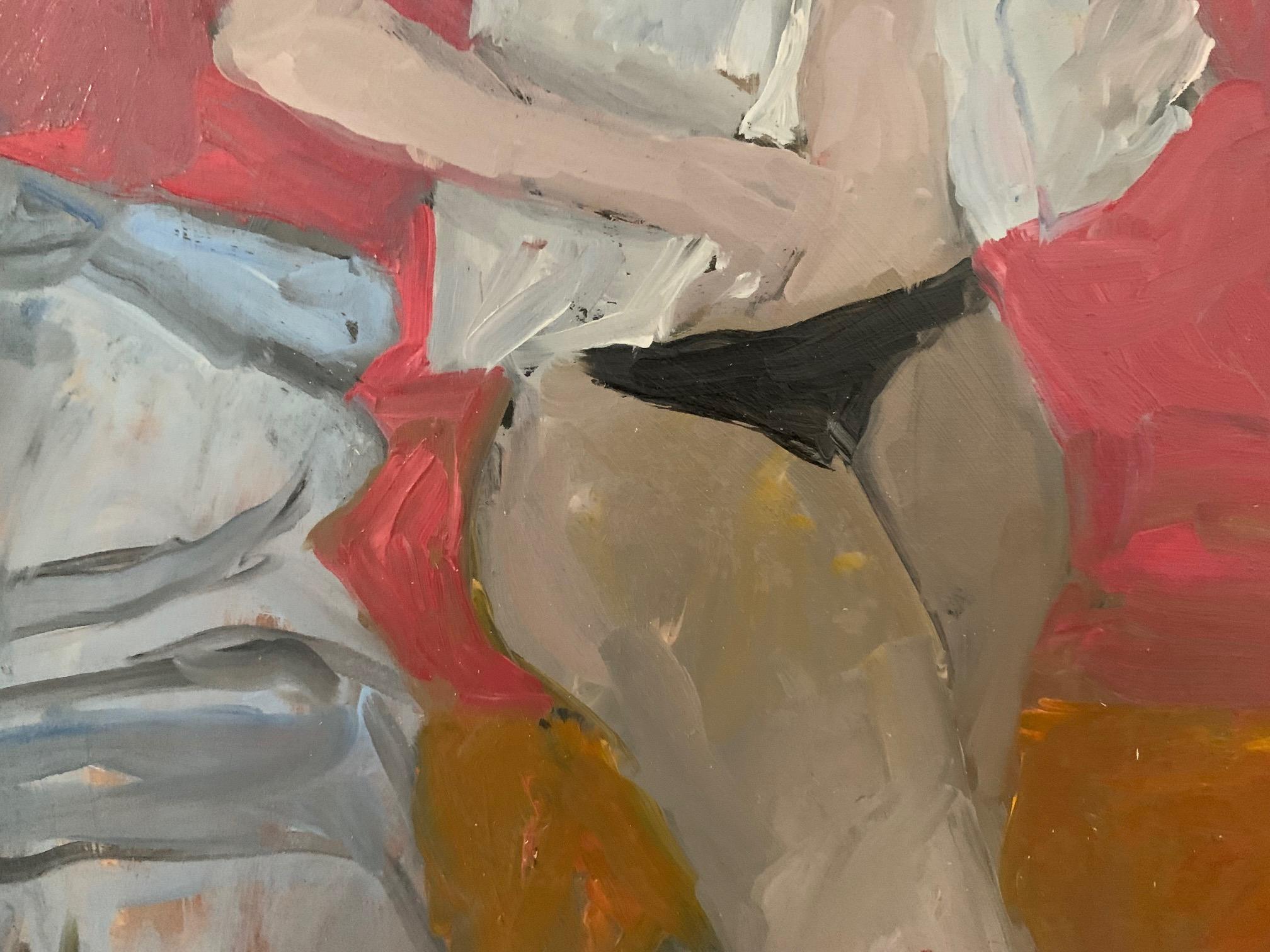 La habitación de Bruno Paoli - Pintura figurativa en venta 5