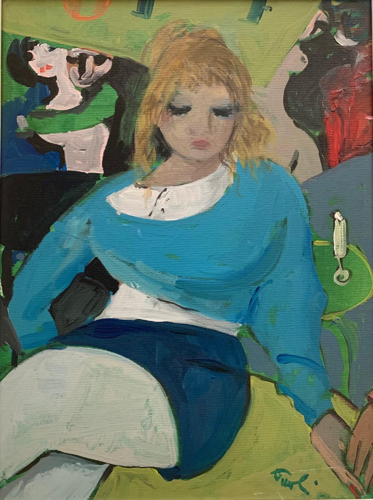 The Sweater By Bruno Paoli - Figurative Painting