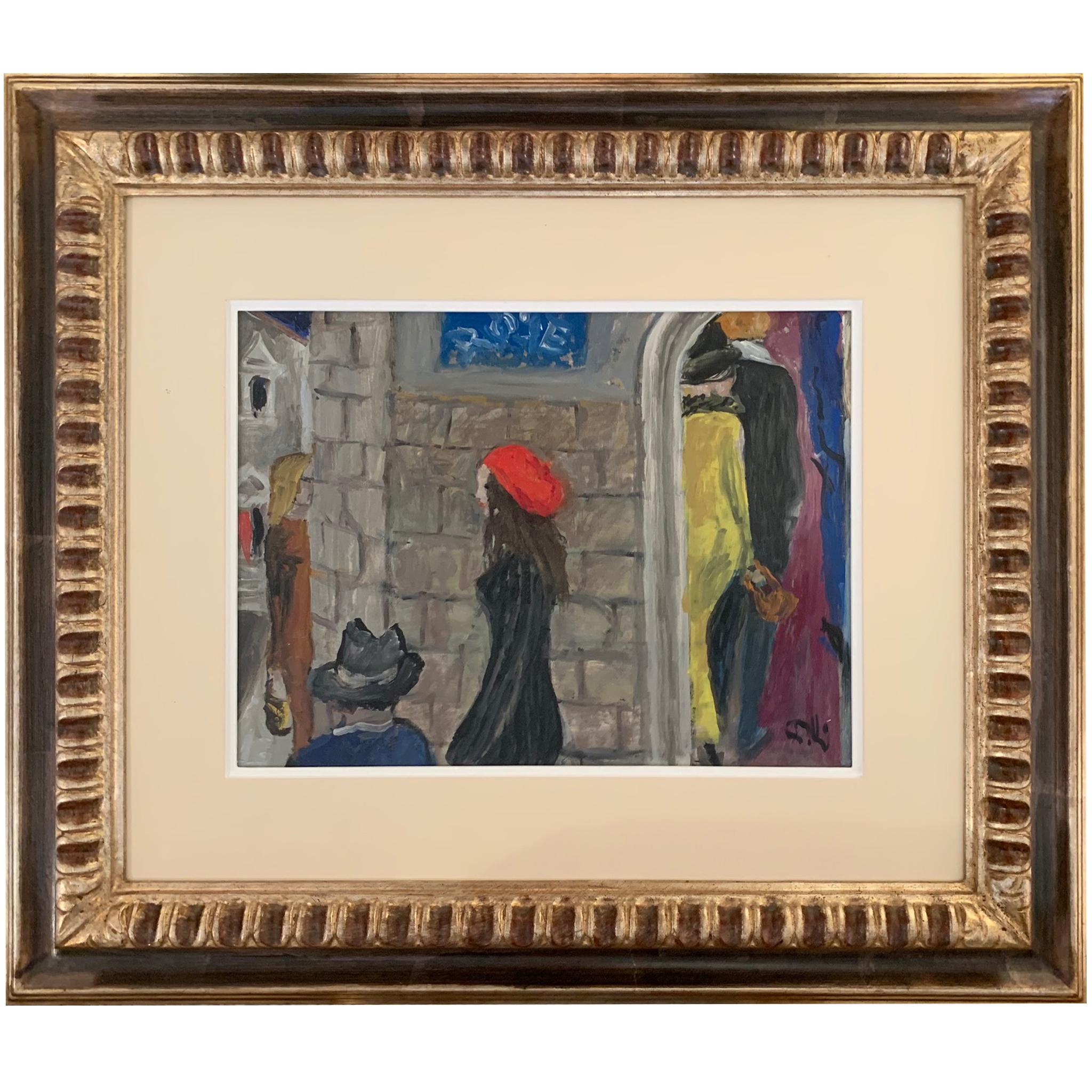 El Muro De Florencia De Bruno Paoli - Pintura Figurativa en venta 1