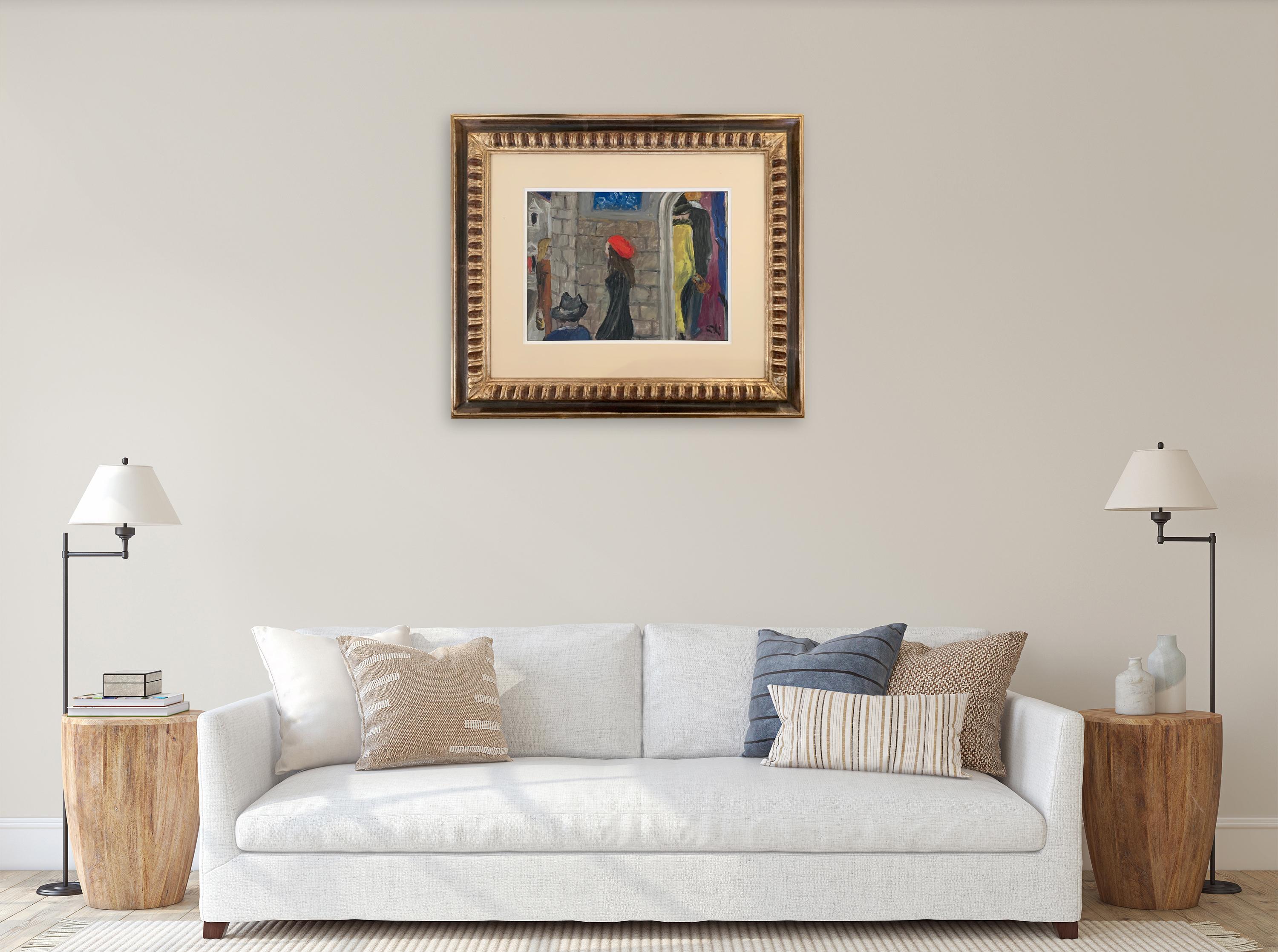 El Muro De Florencia De Bruno Paoli - Pintura Figurativa en venta 2