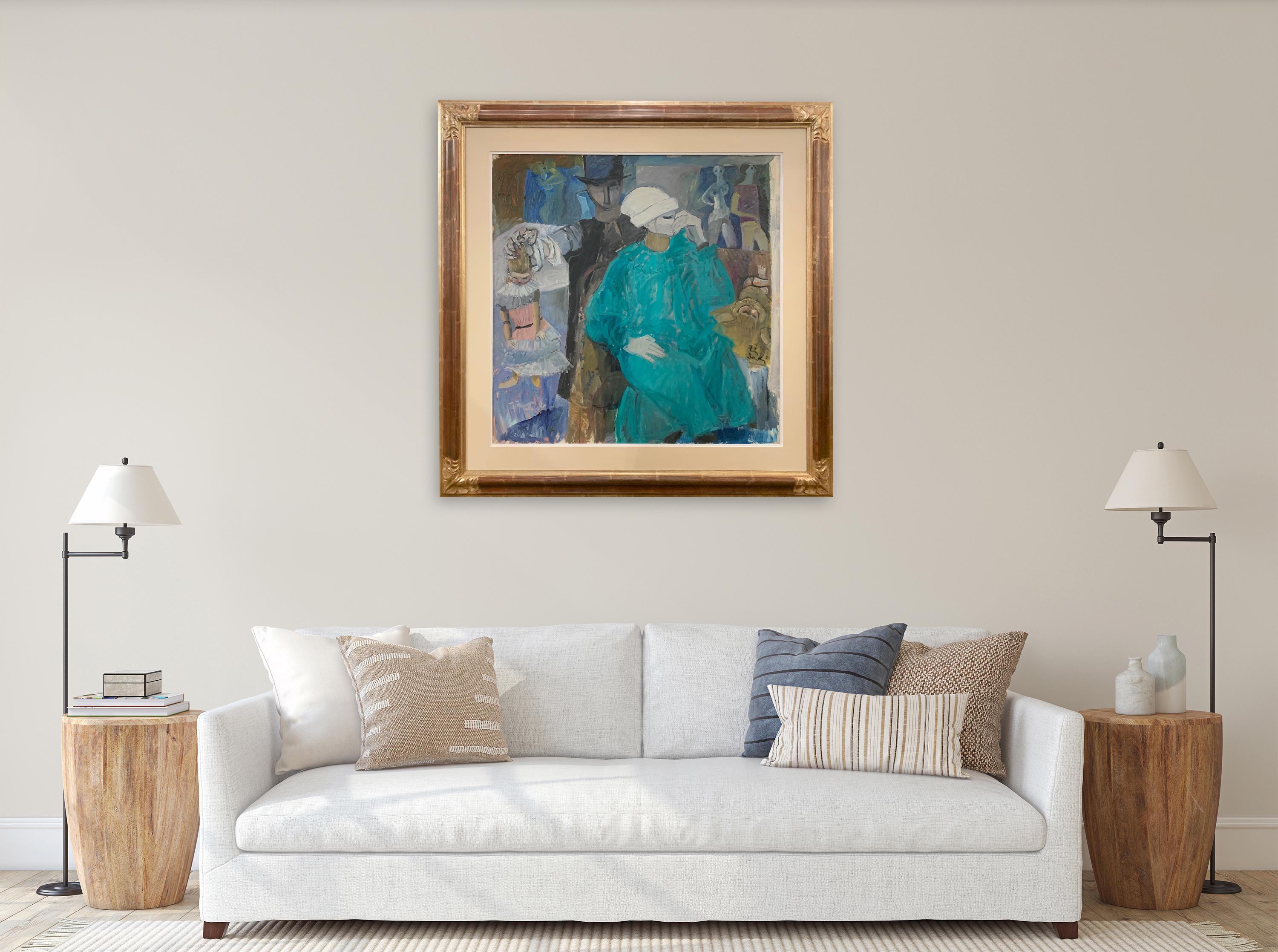 Theater By Bruno Paoli - Figurative Painting For Sale 2